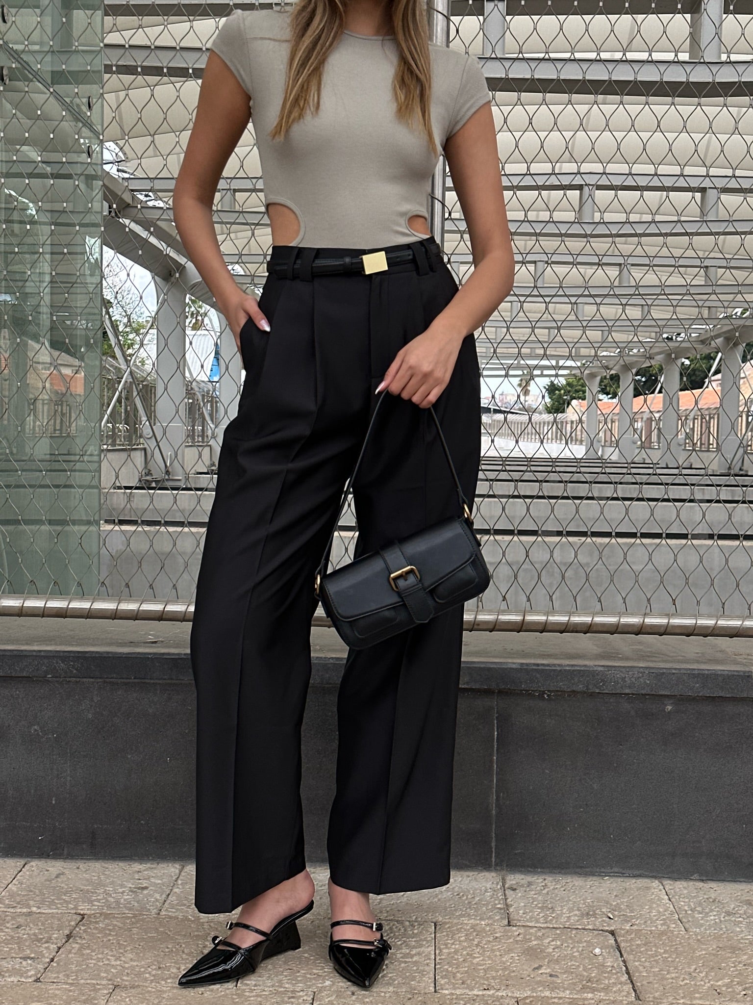 מכנס מיאה שחור