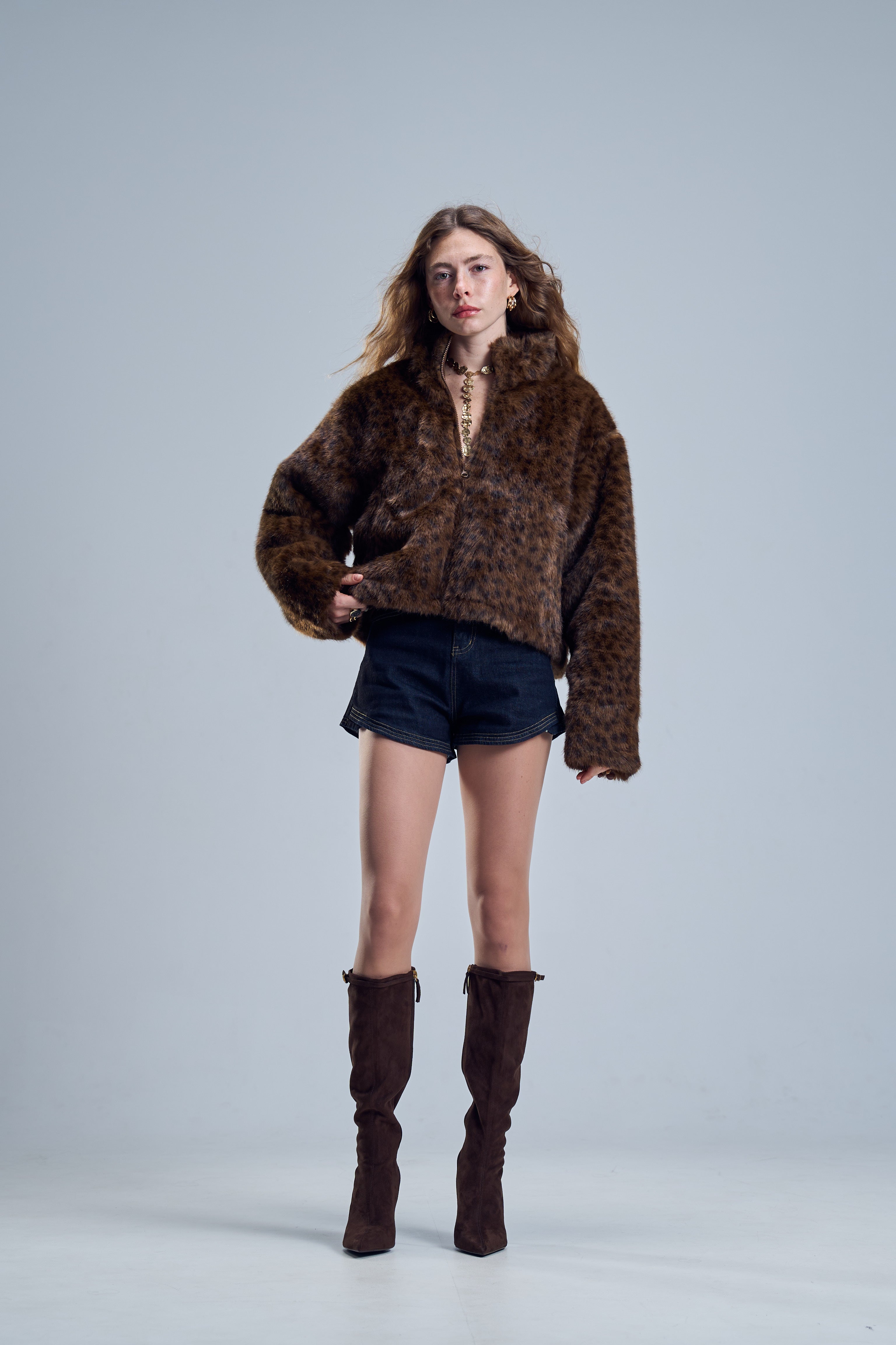 מעיל ברוק חום