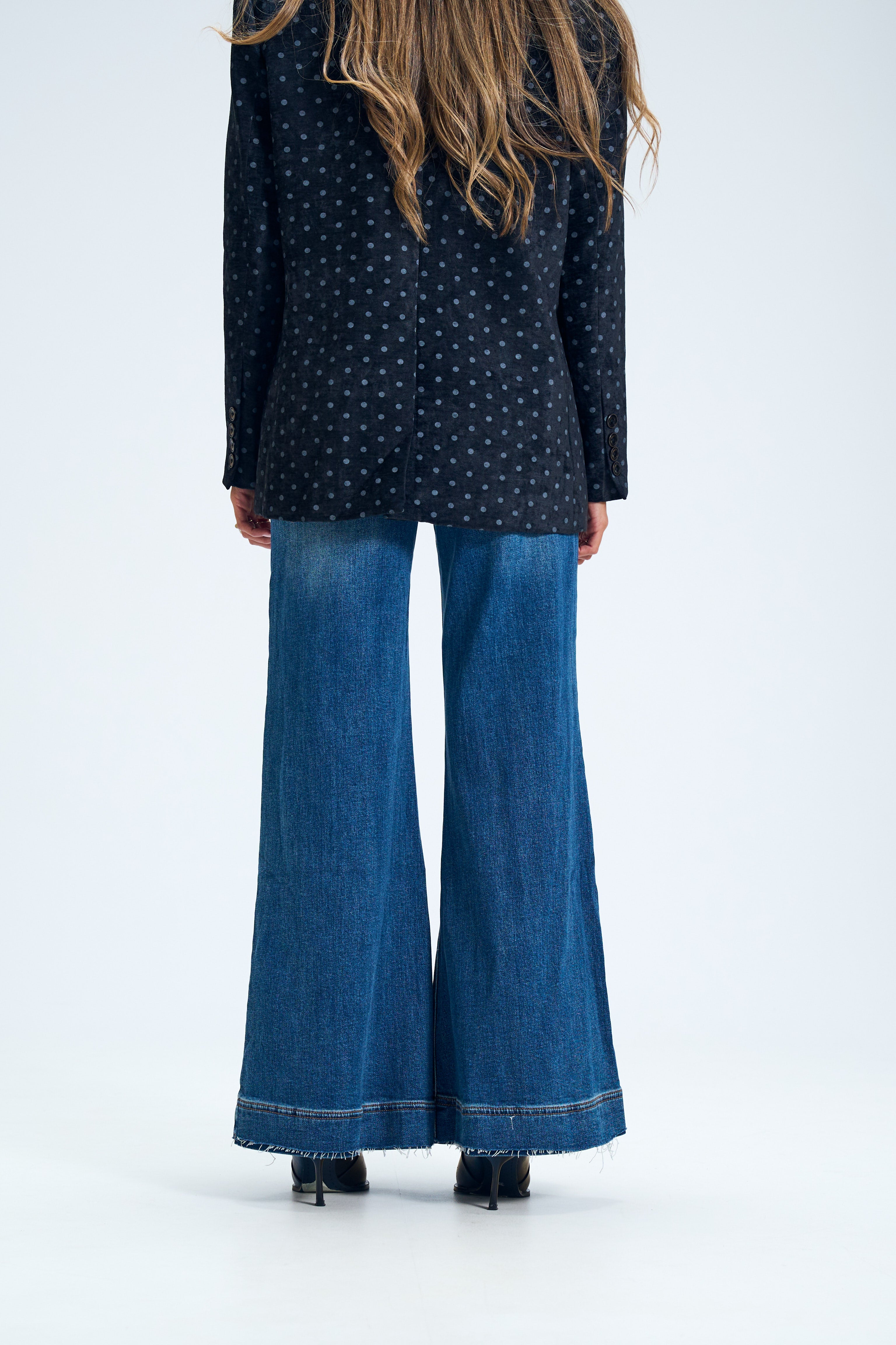 ג׳קט מיי קורדרוי נקודות שחור