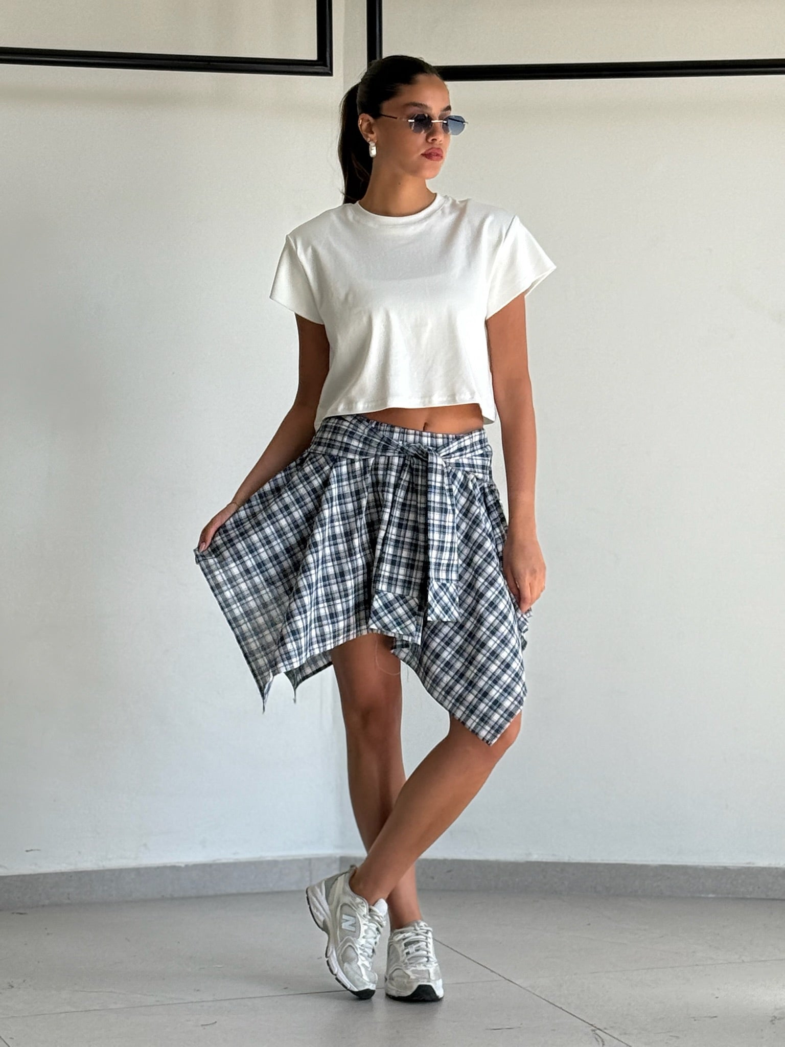 חצאית פרנקי כחול