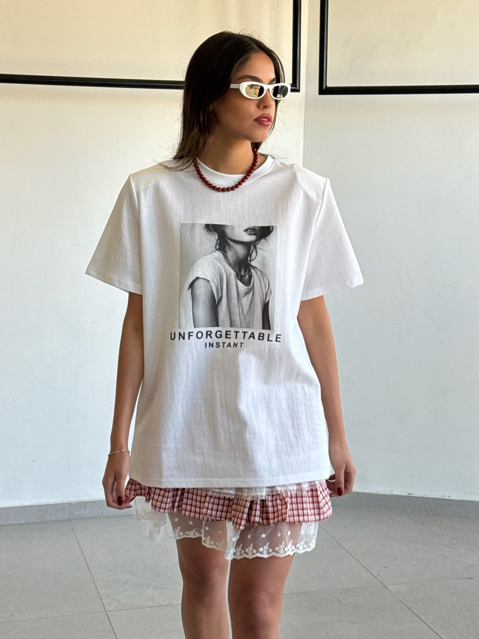 חולצת אבישג לבן