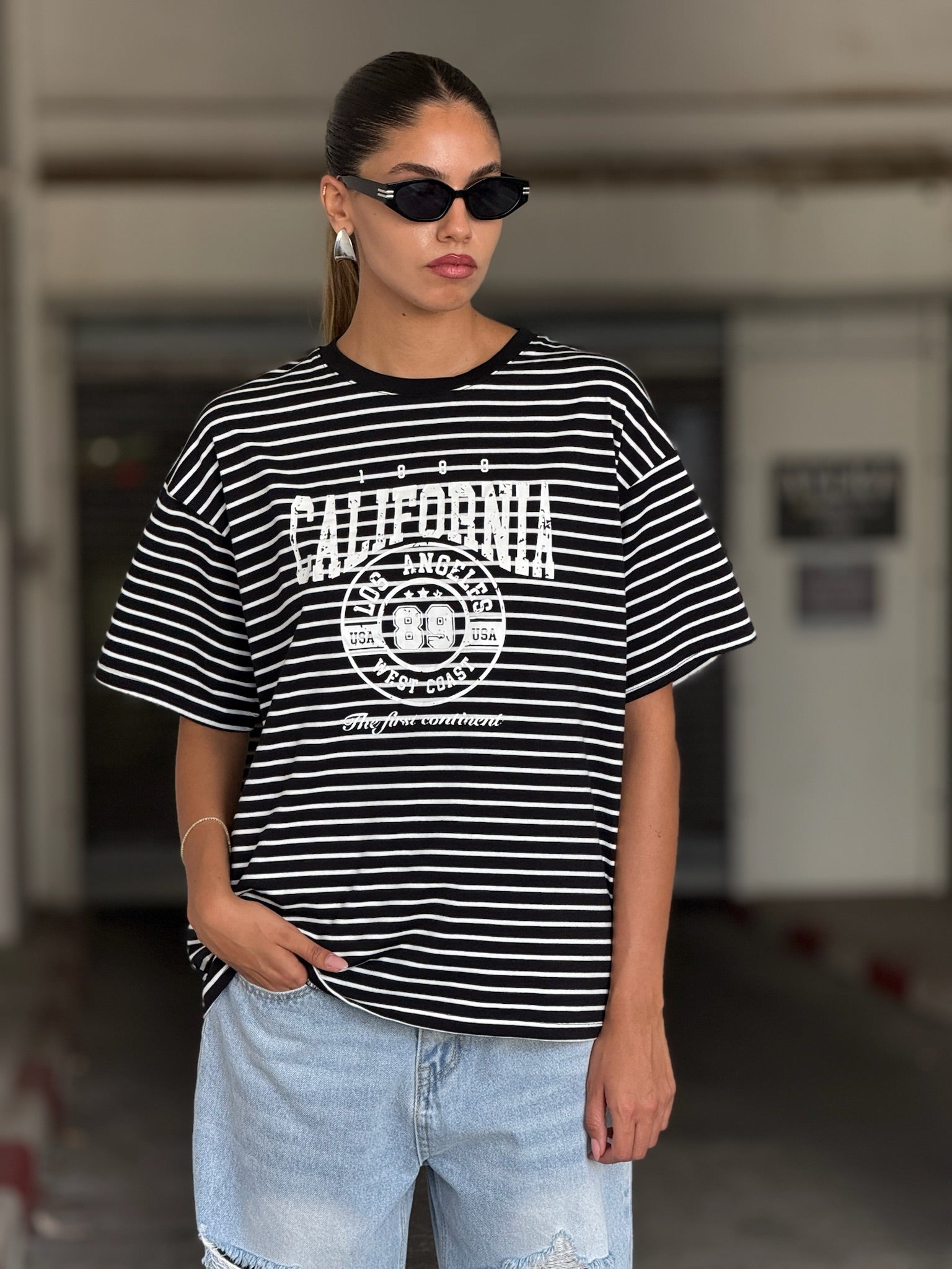 חולצת קאלי שחור