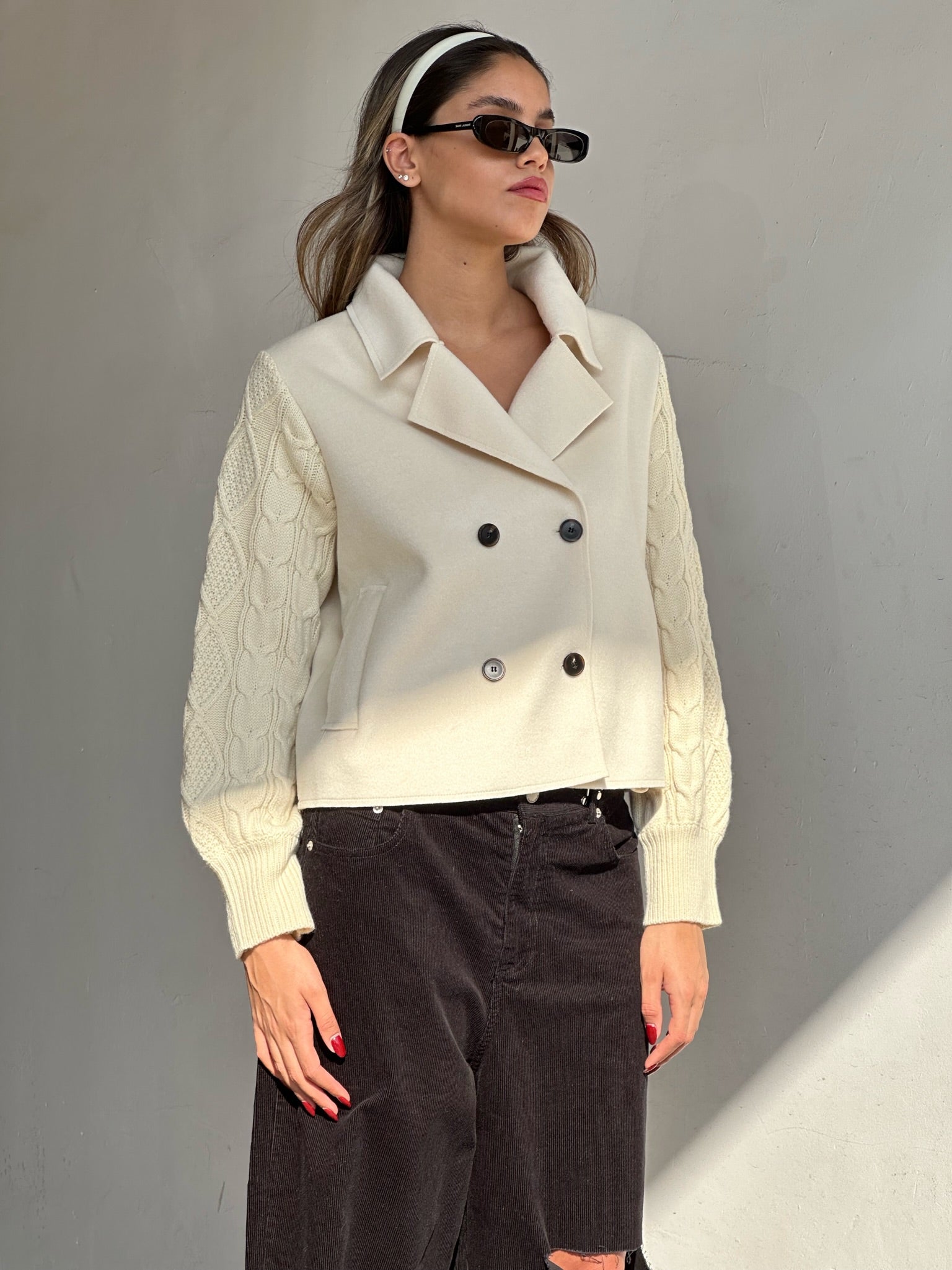 מעיל בר שמנת