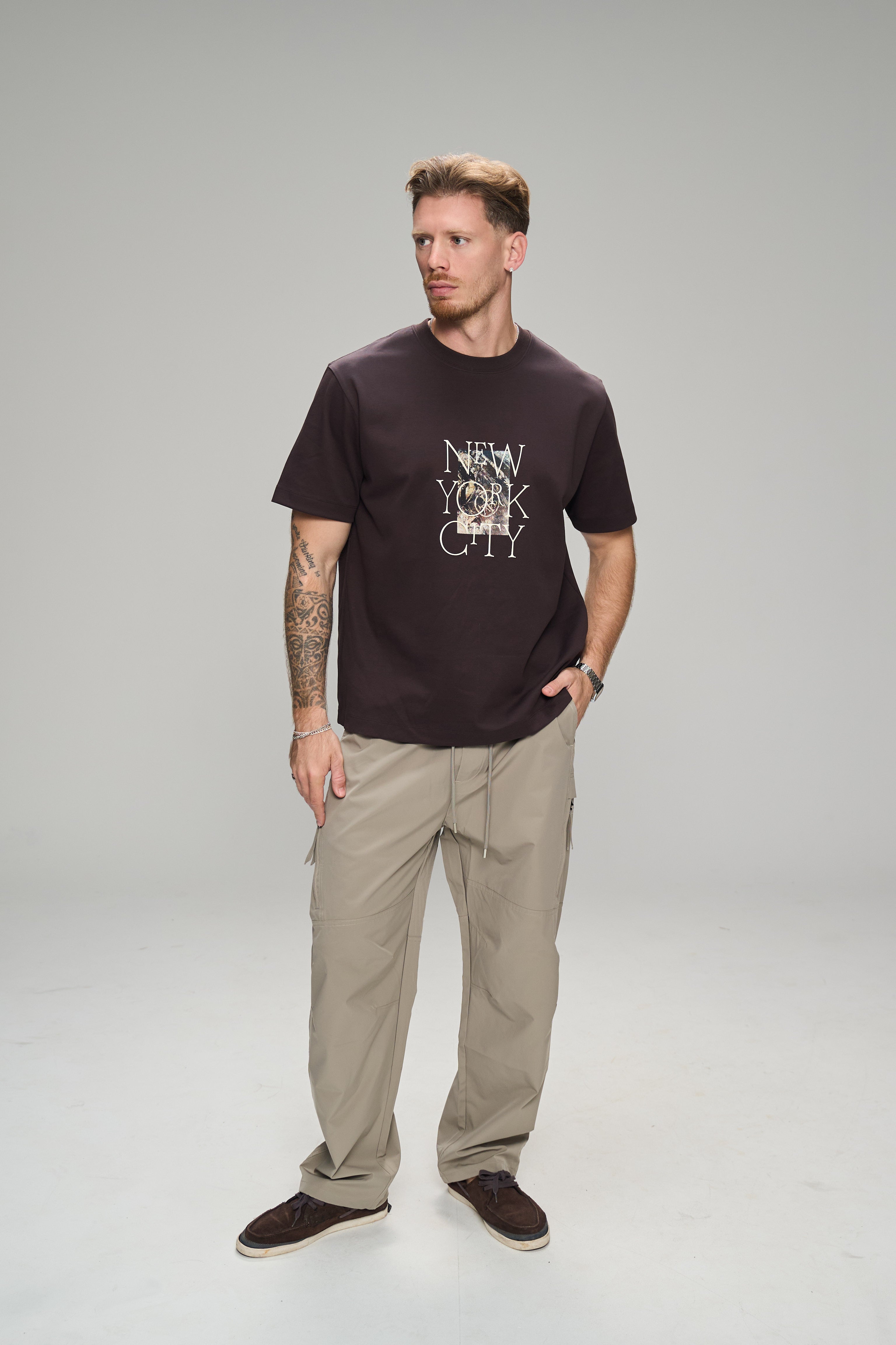 חולצת רוי חום