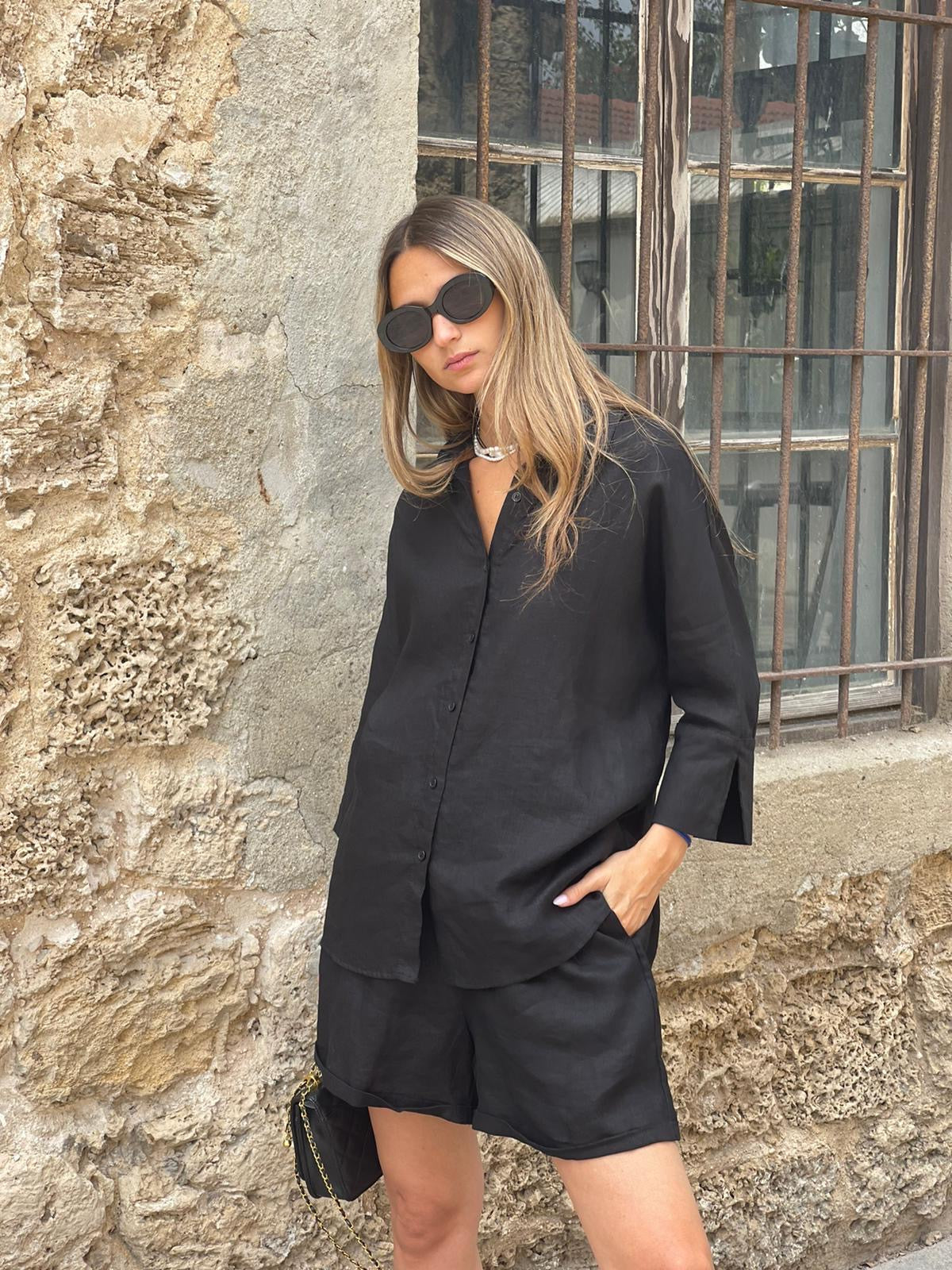 חליפת ריאן פשתן