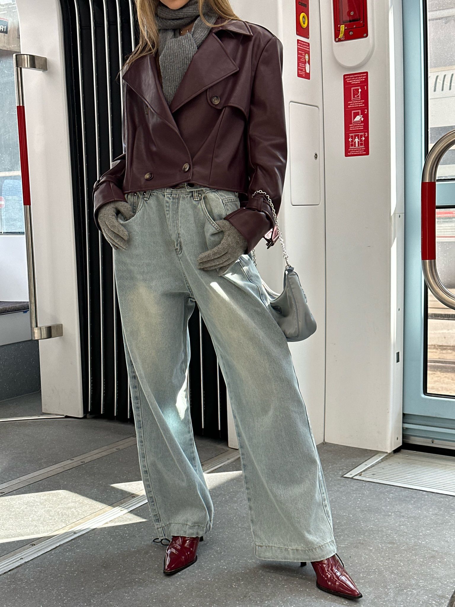 מכנס ג׳ינס ג'וי תכלת