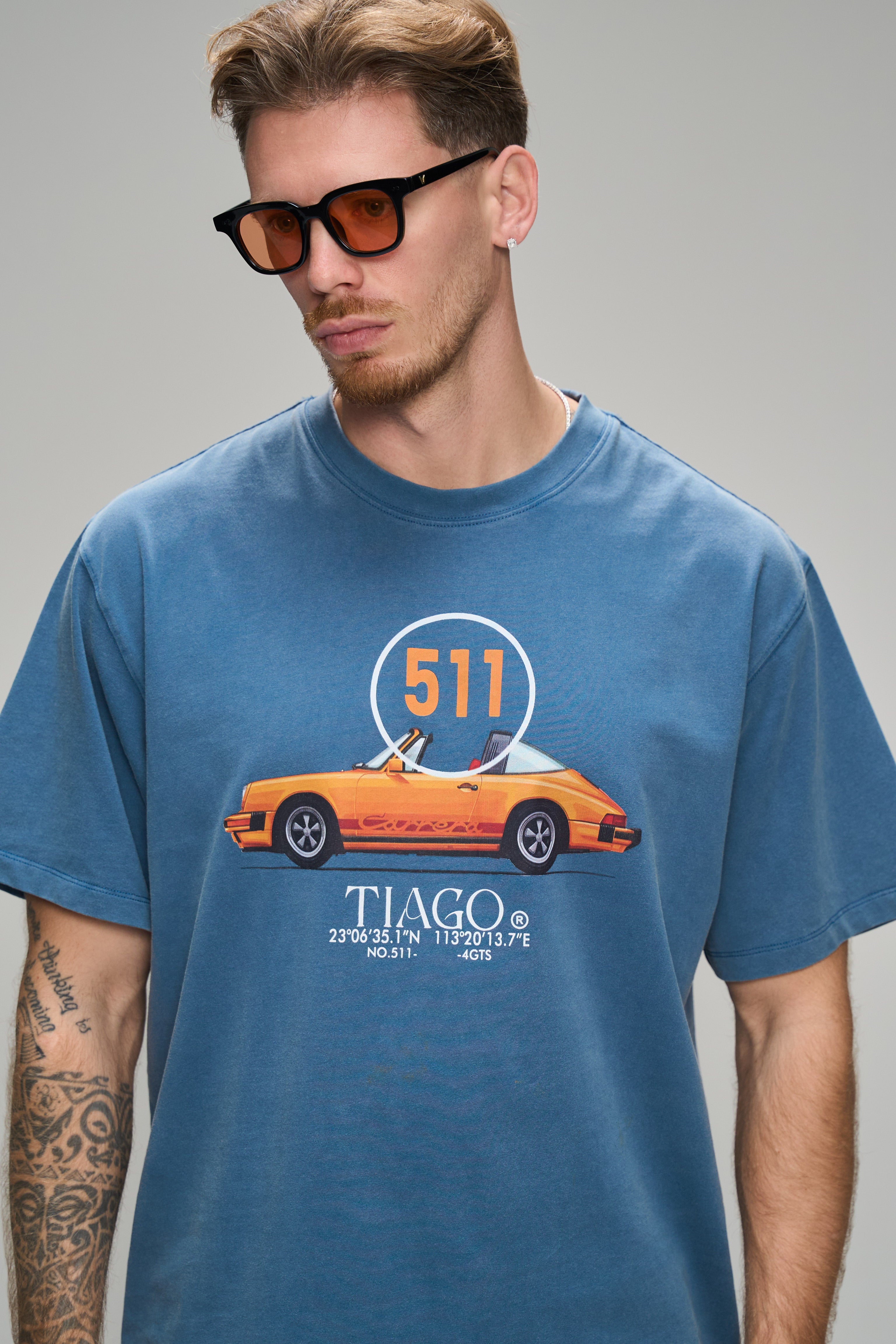 חולצת קווין כחול