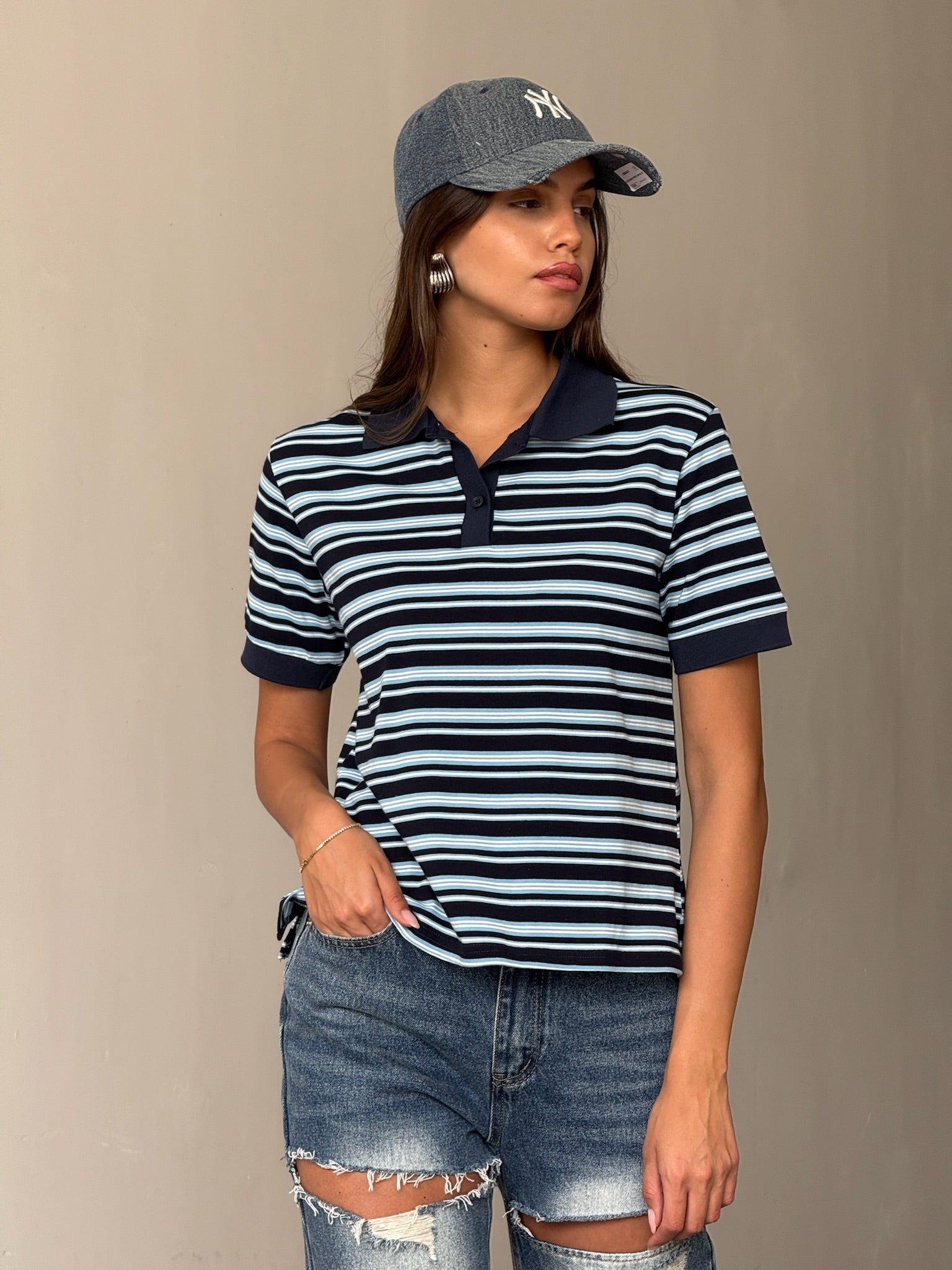 חולצת נילי כחול