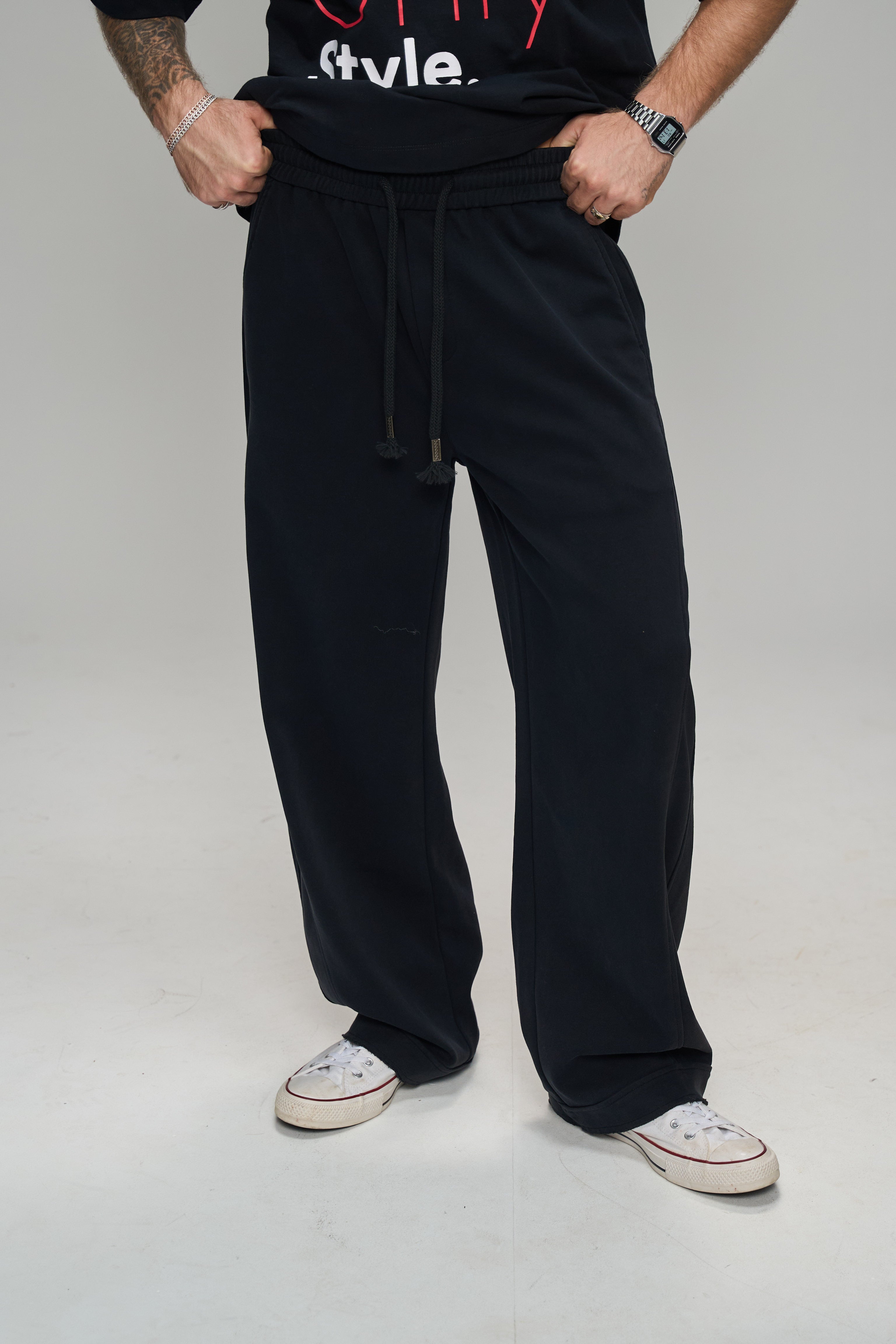 מכנס פליקס שחור