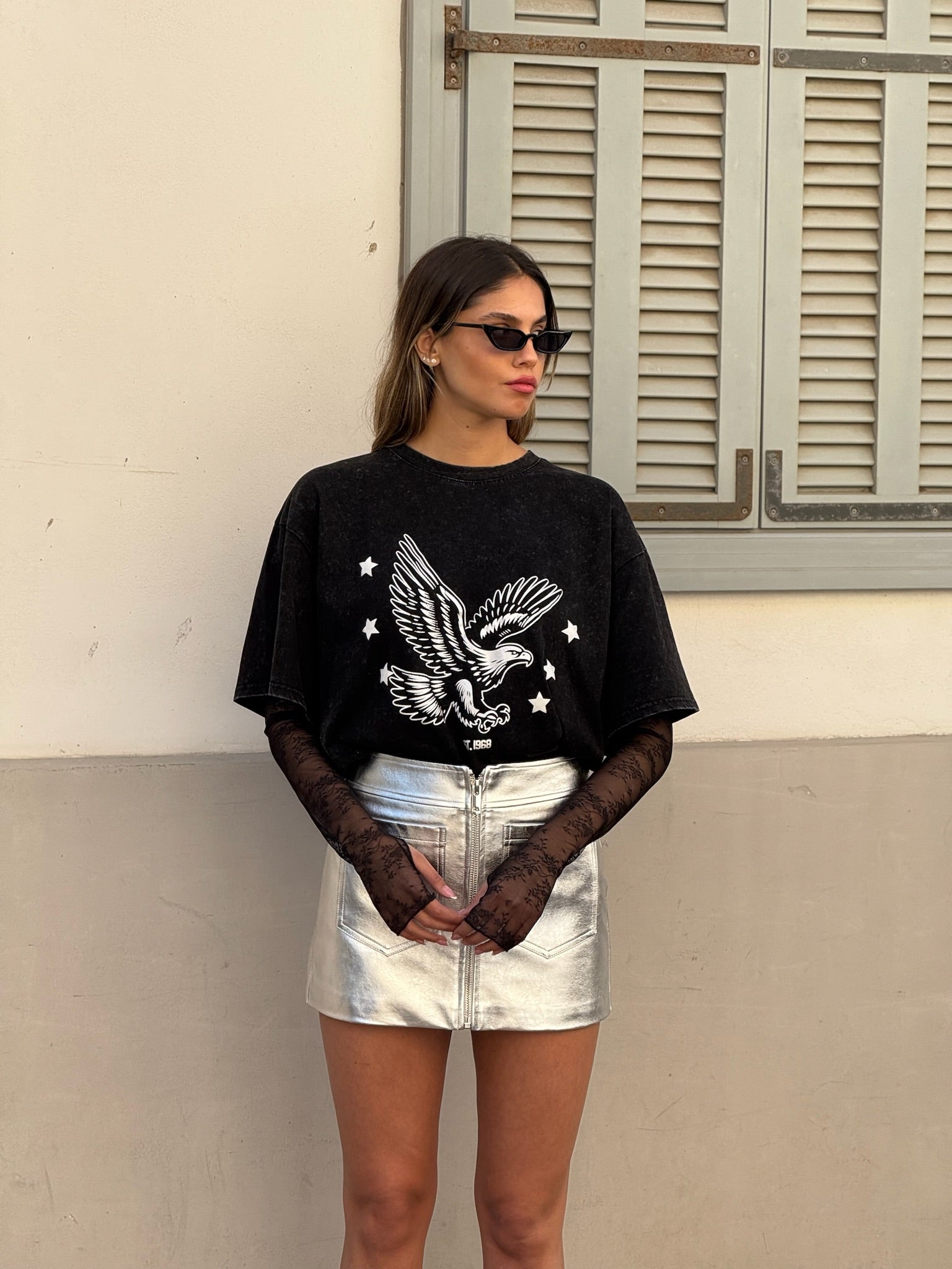 חולצת טיאה שחור