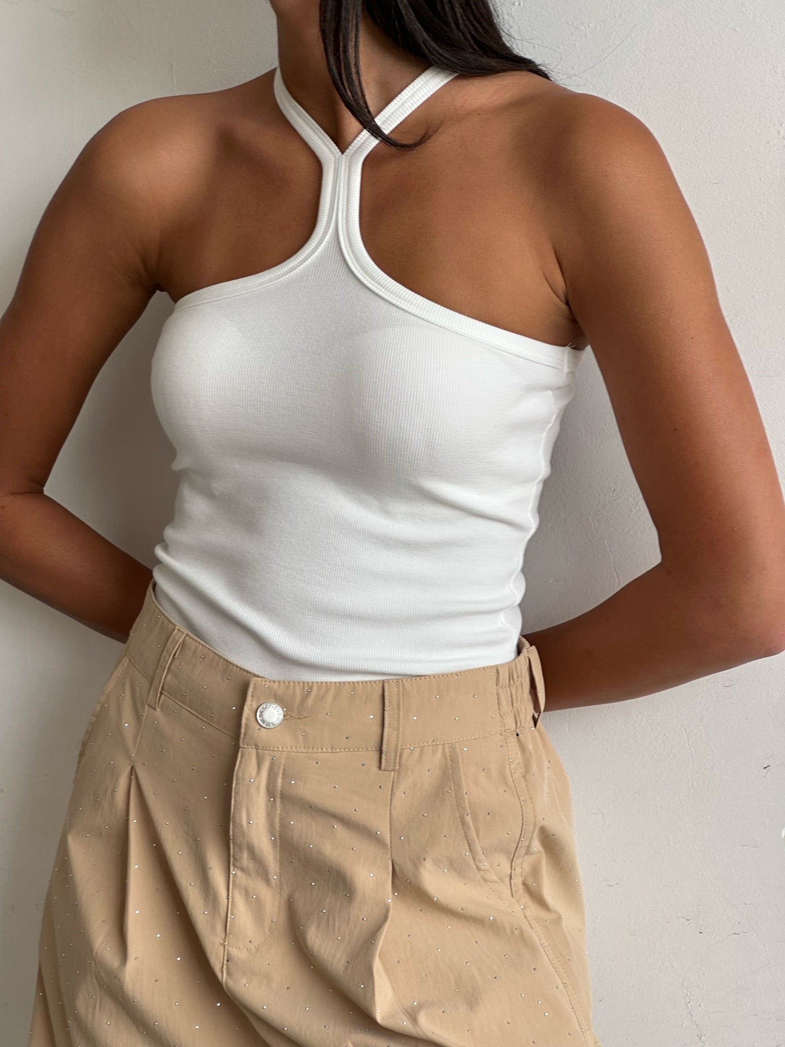 מכנס סאן אבנים בג