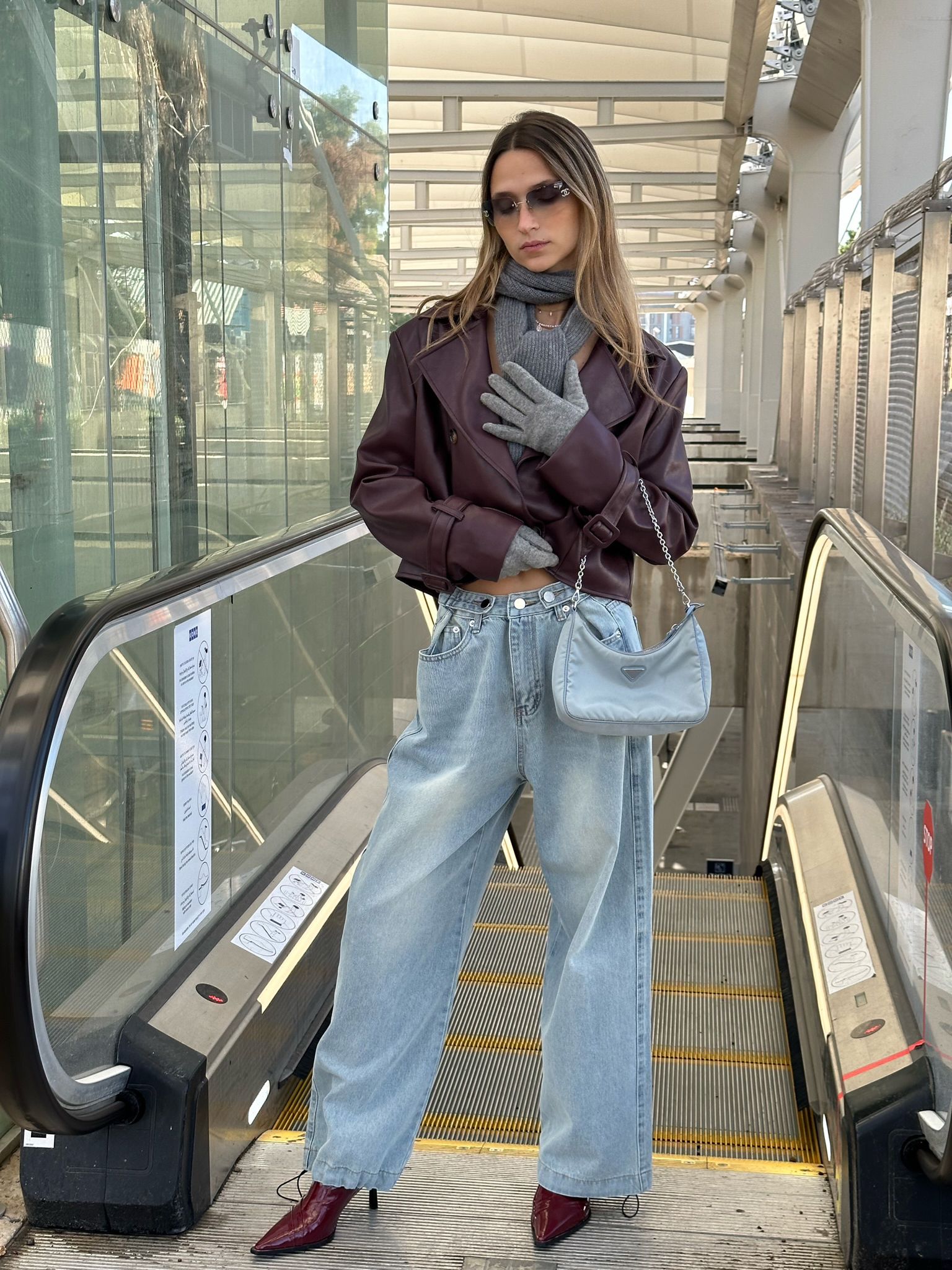 מכנס ג׳ינס ג'וי תכלת