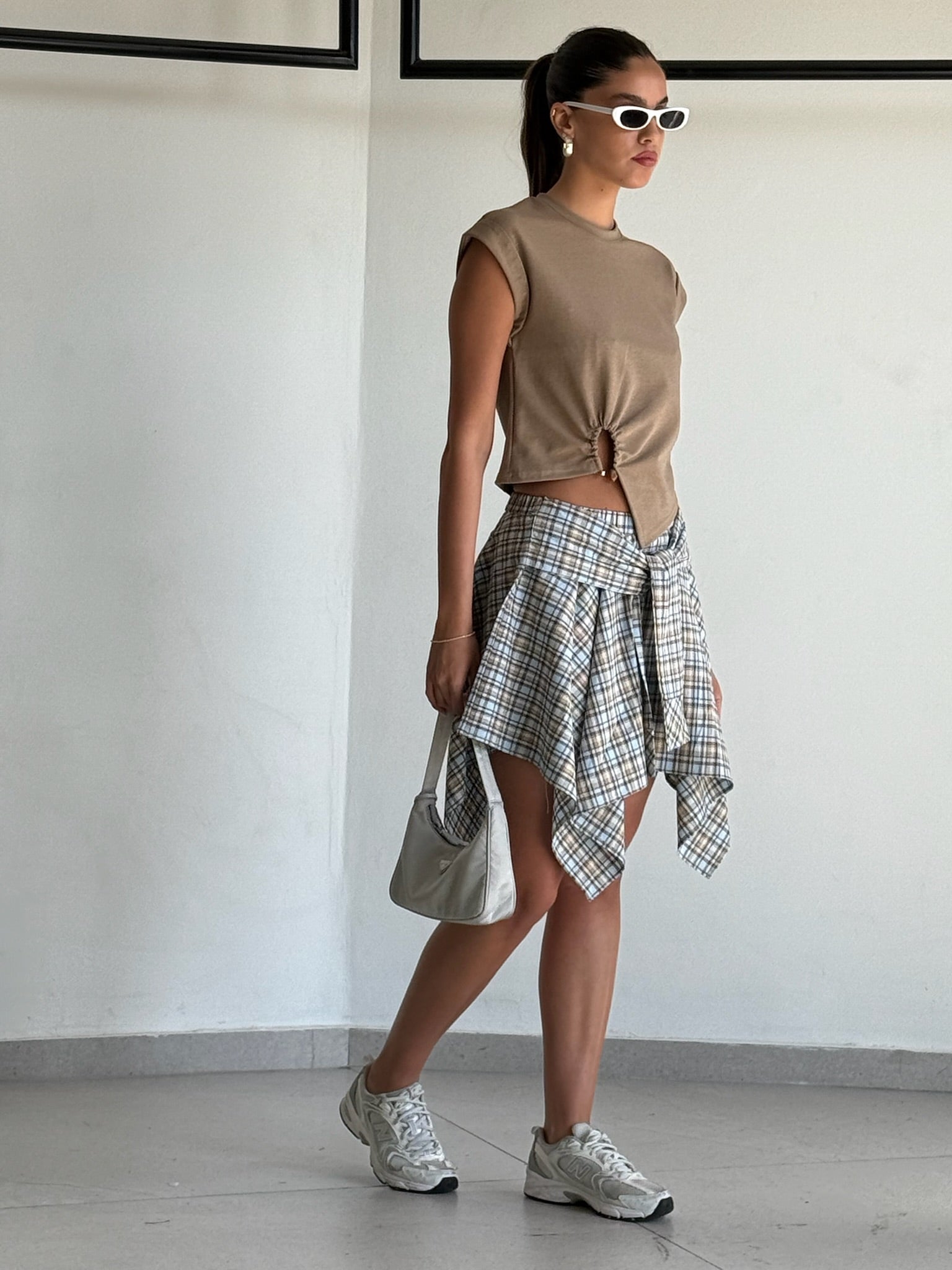 חצאית פרנקי תכלת