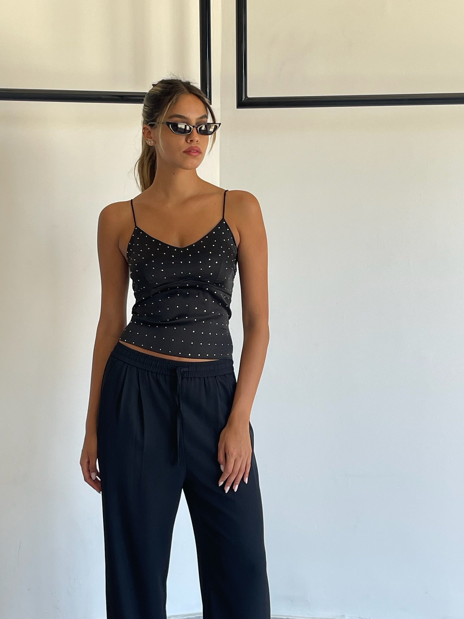 מכנס מיאן שחור