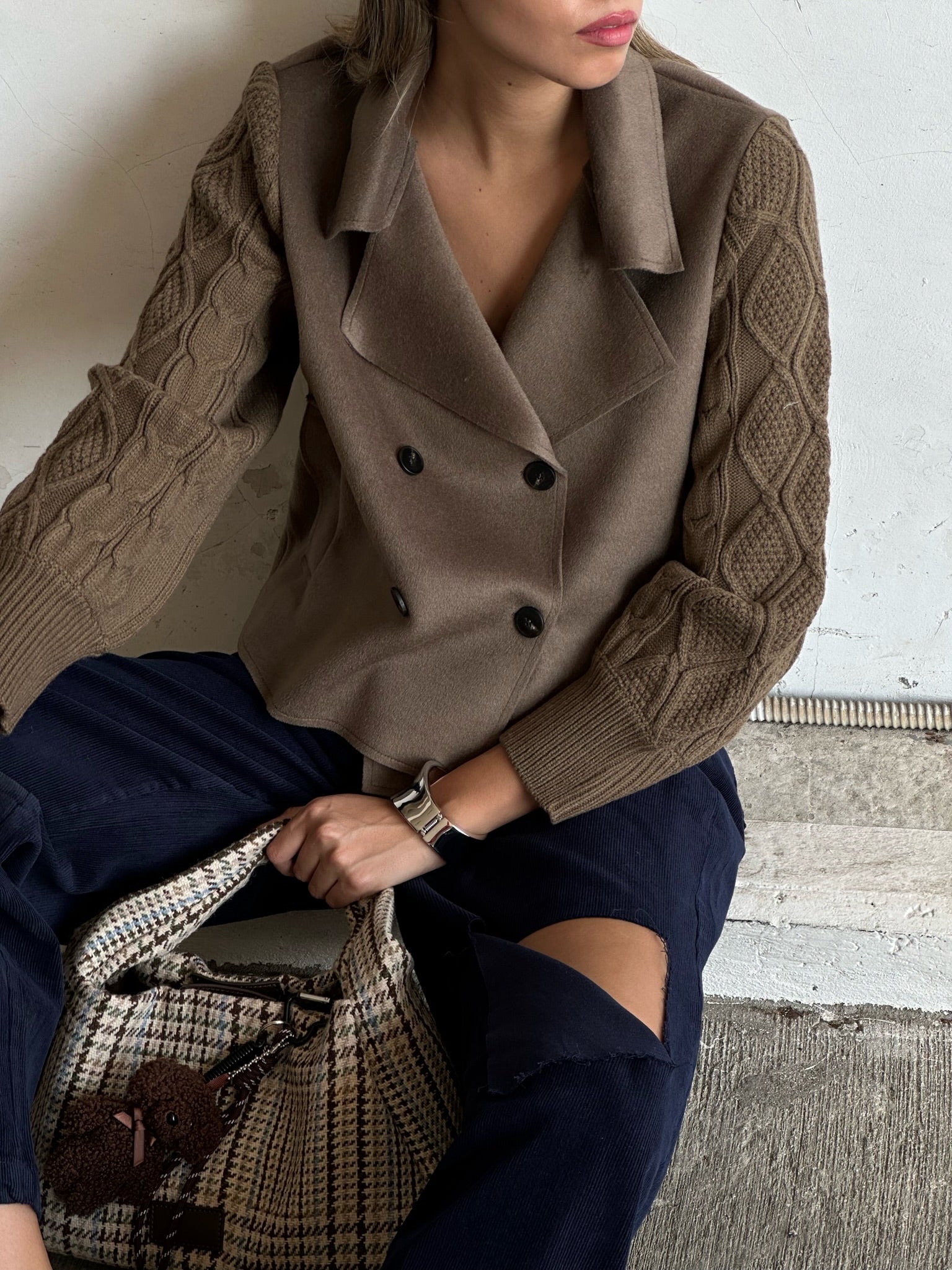 מעיל בר חום