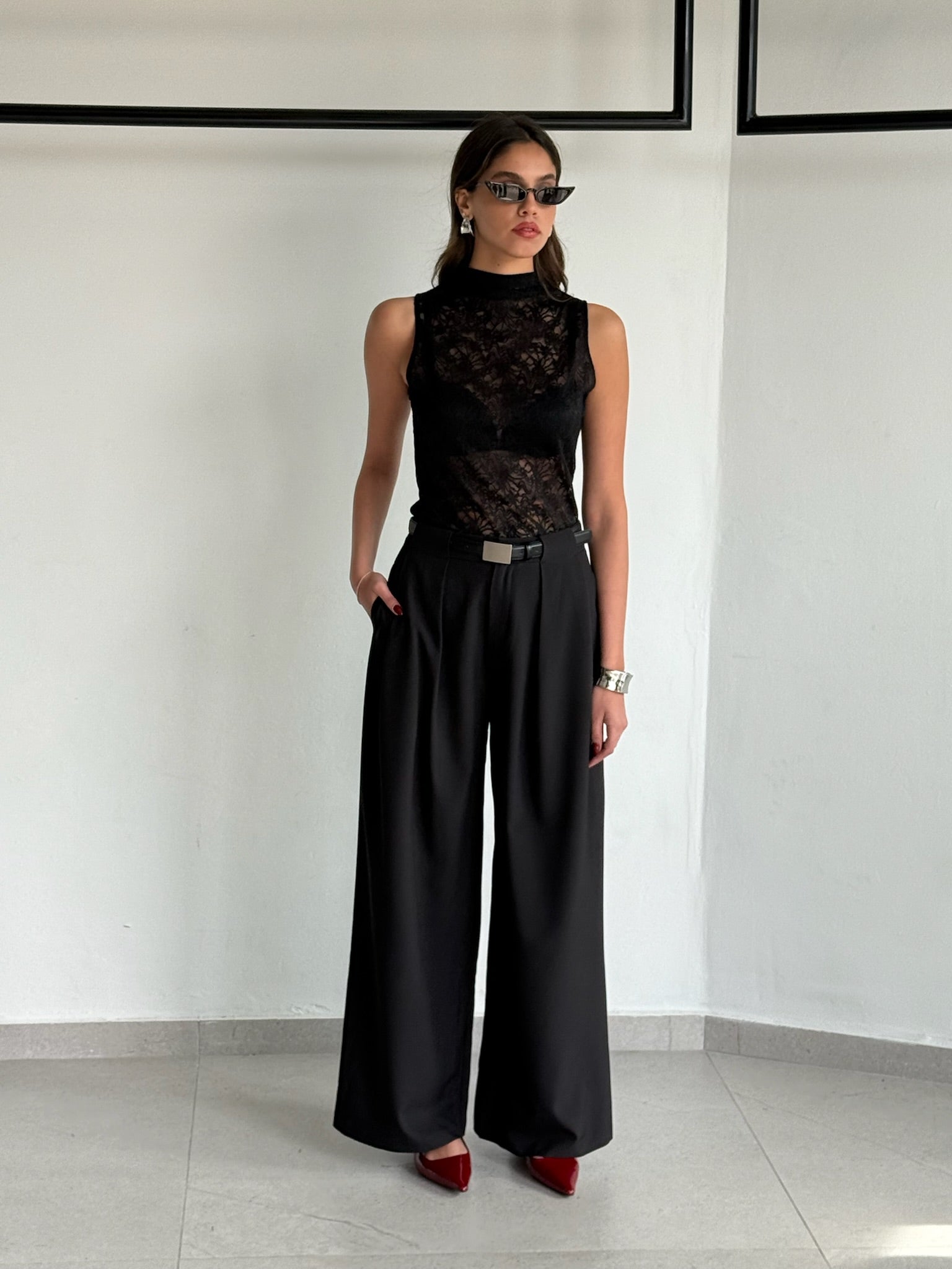 מכנס איזבלה שחור