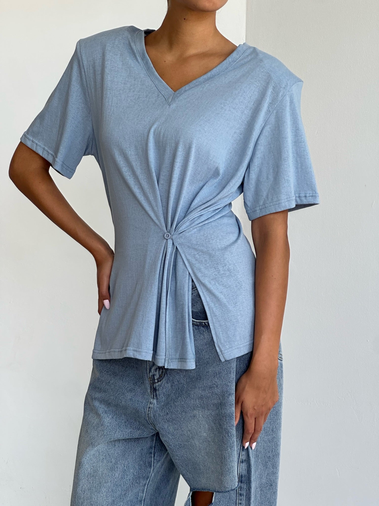 חולצת מיקי ג׳ינס