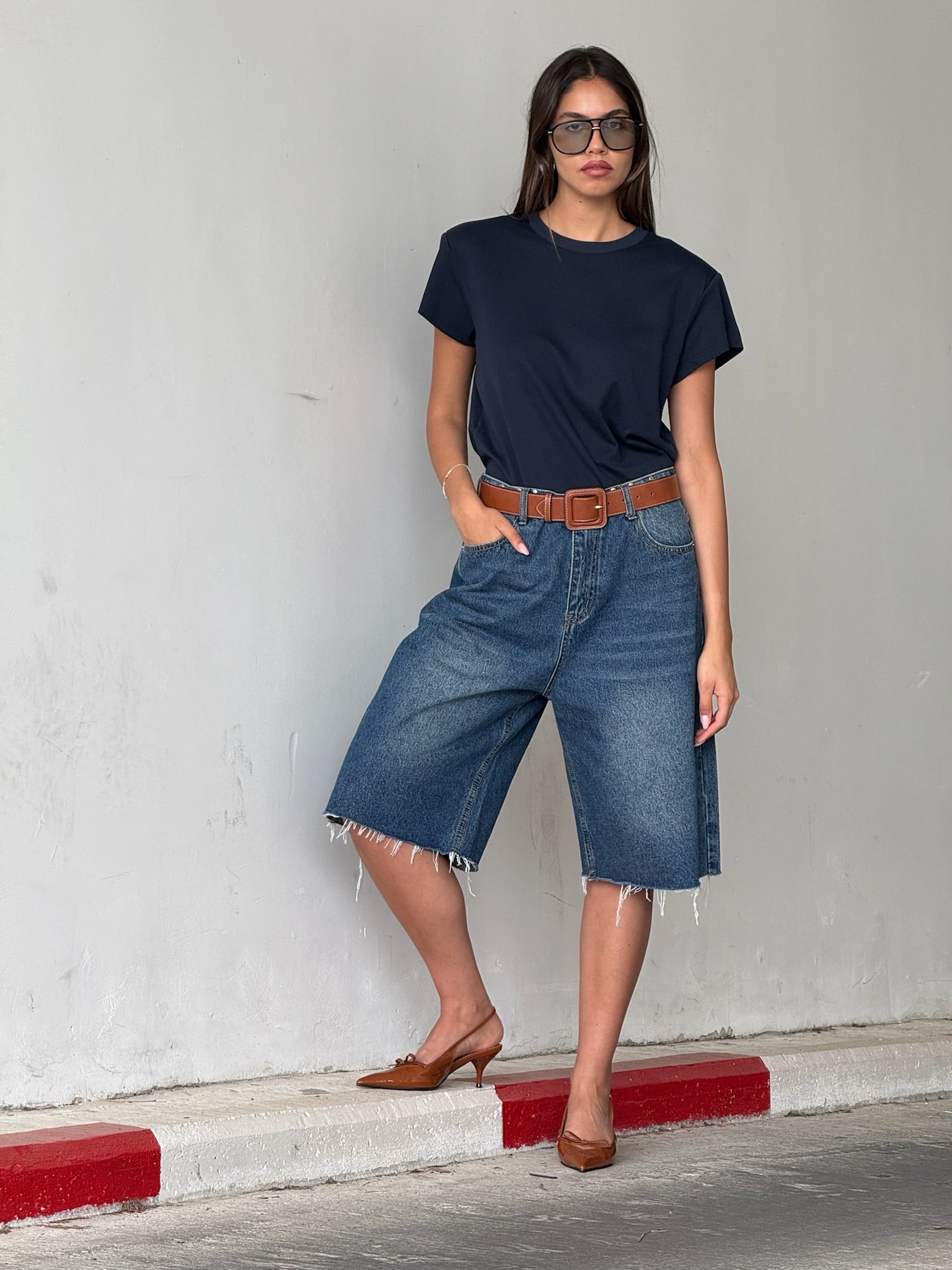 ברמודה ג׳ינס פולי כהה