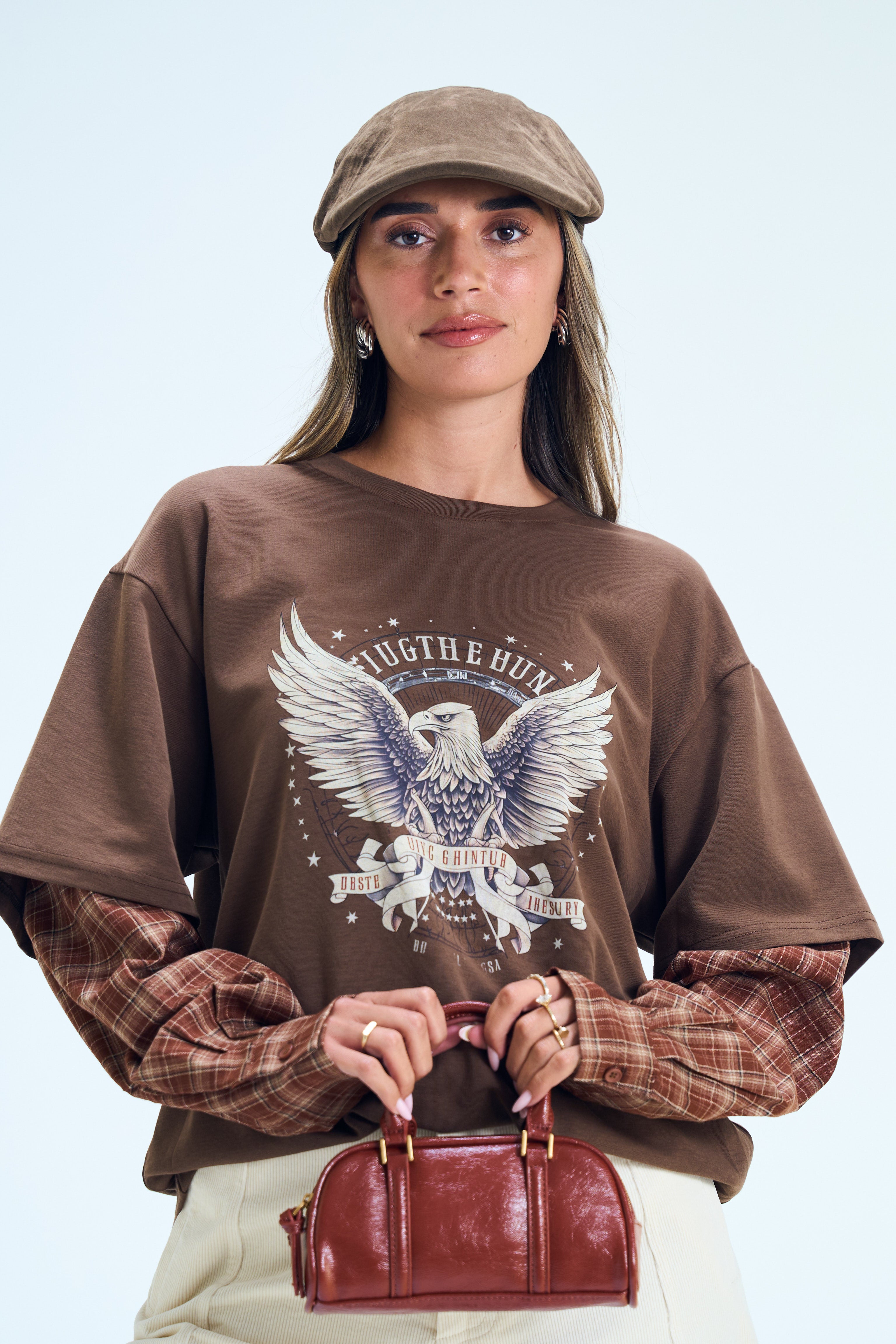 חולצת מיאל חום