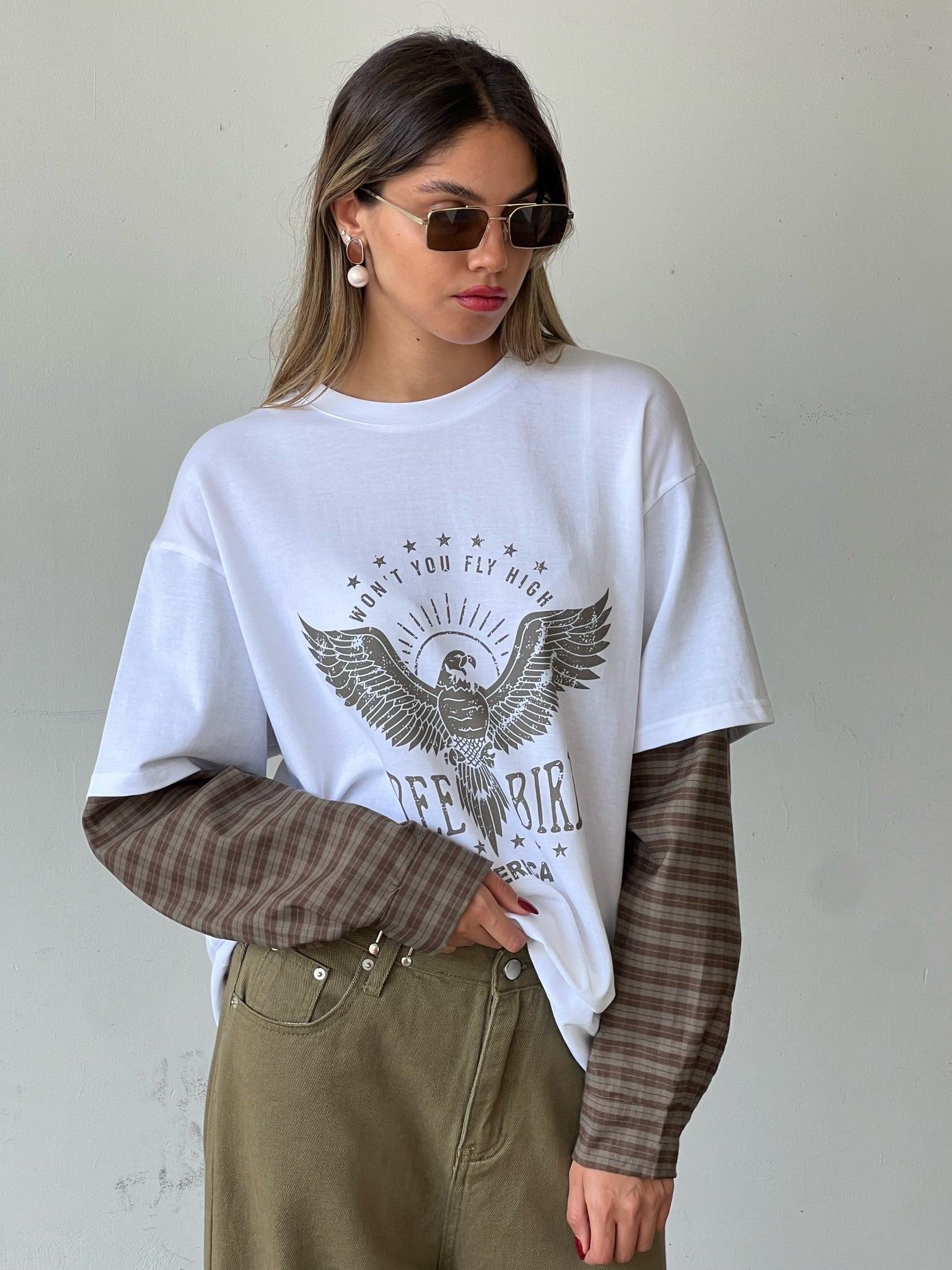 מכנס ג׳ינס לואי זית