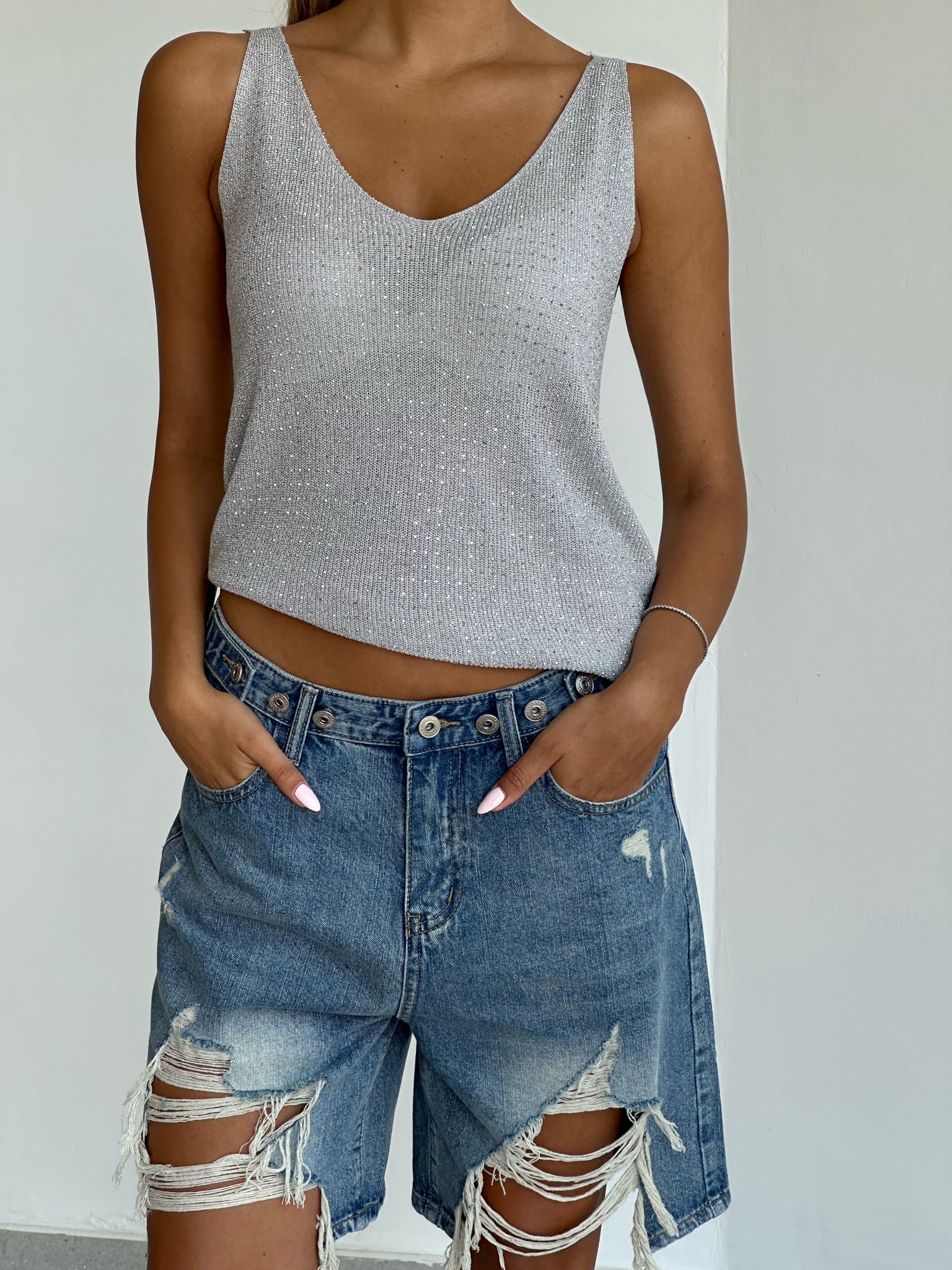 מכנס ג׳ינס טרוי כחול