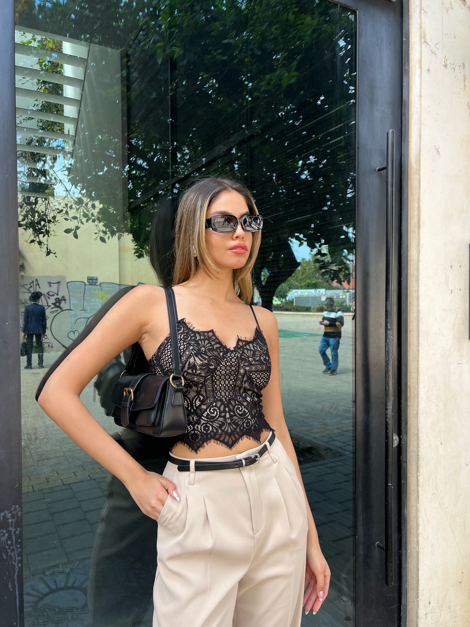 טופ תחרה קיילי