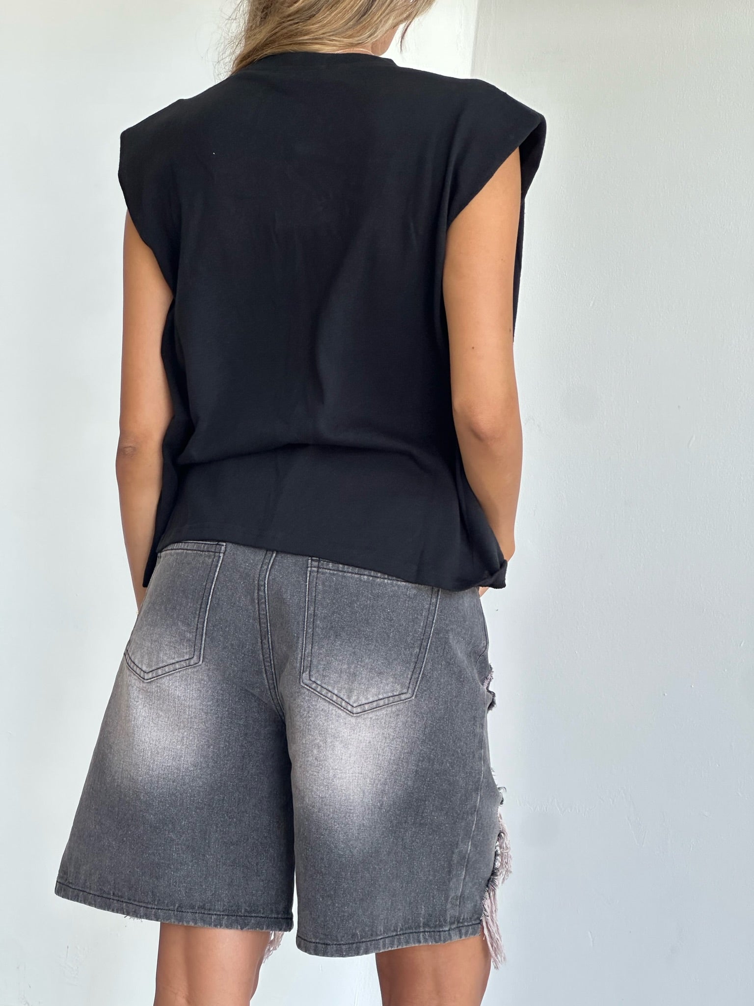 ג׳ינס טרוי אפור