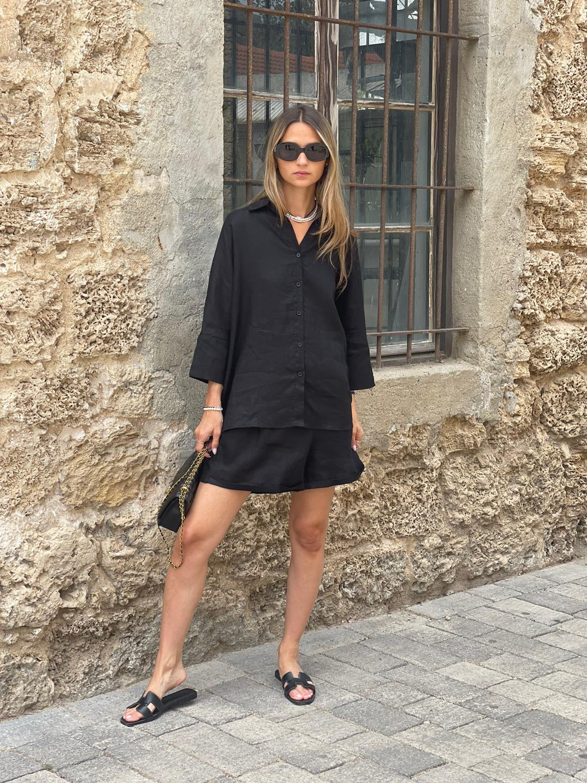 חליפת ריאן פשתן