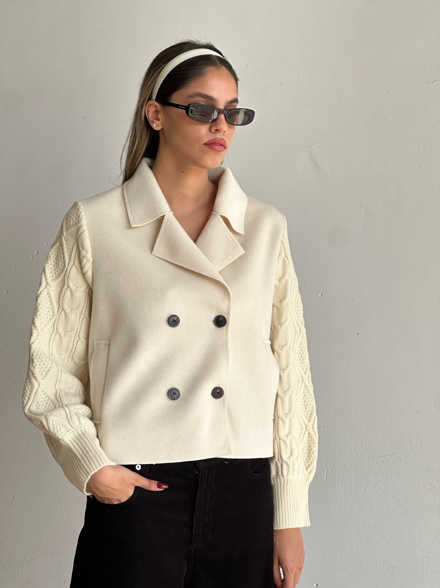 מעיל בר שמנת