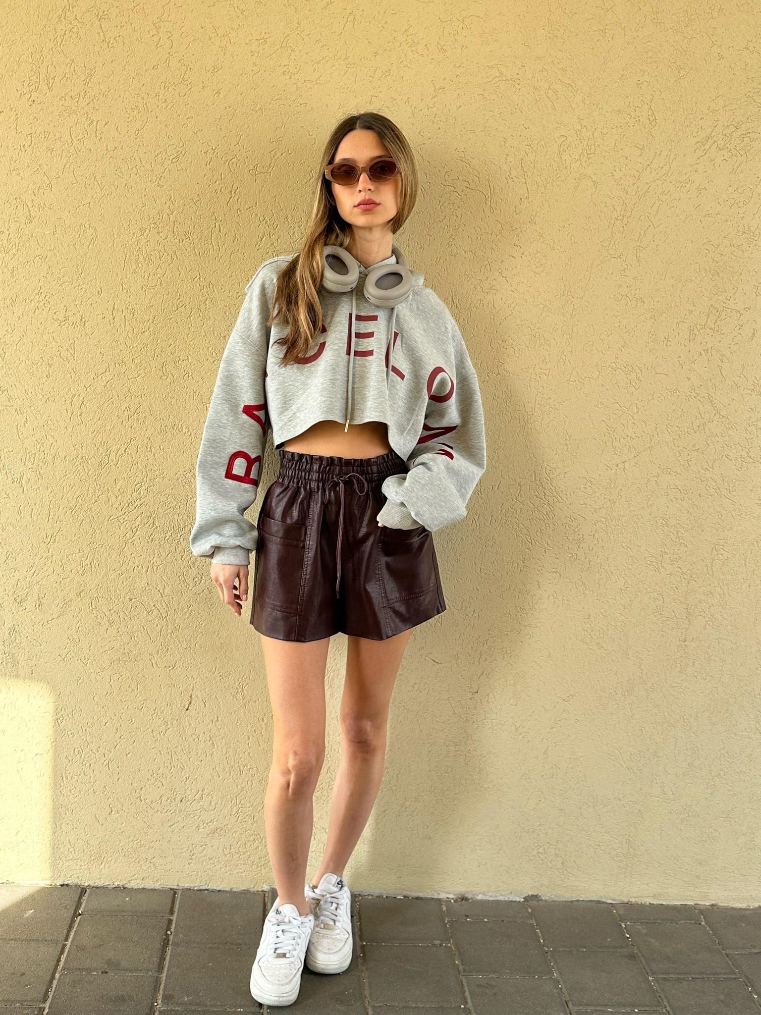 מכנס דמוי עור אנאבל יין