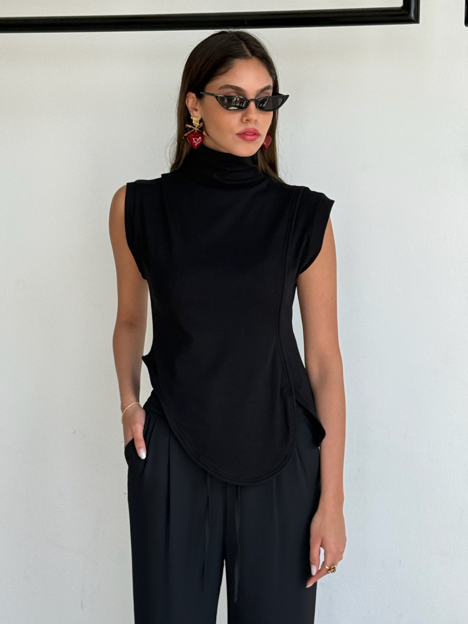 חולצת מרין שחור