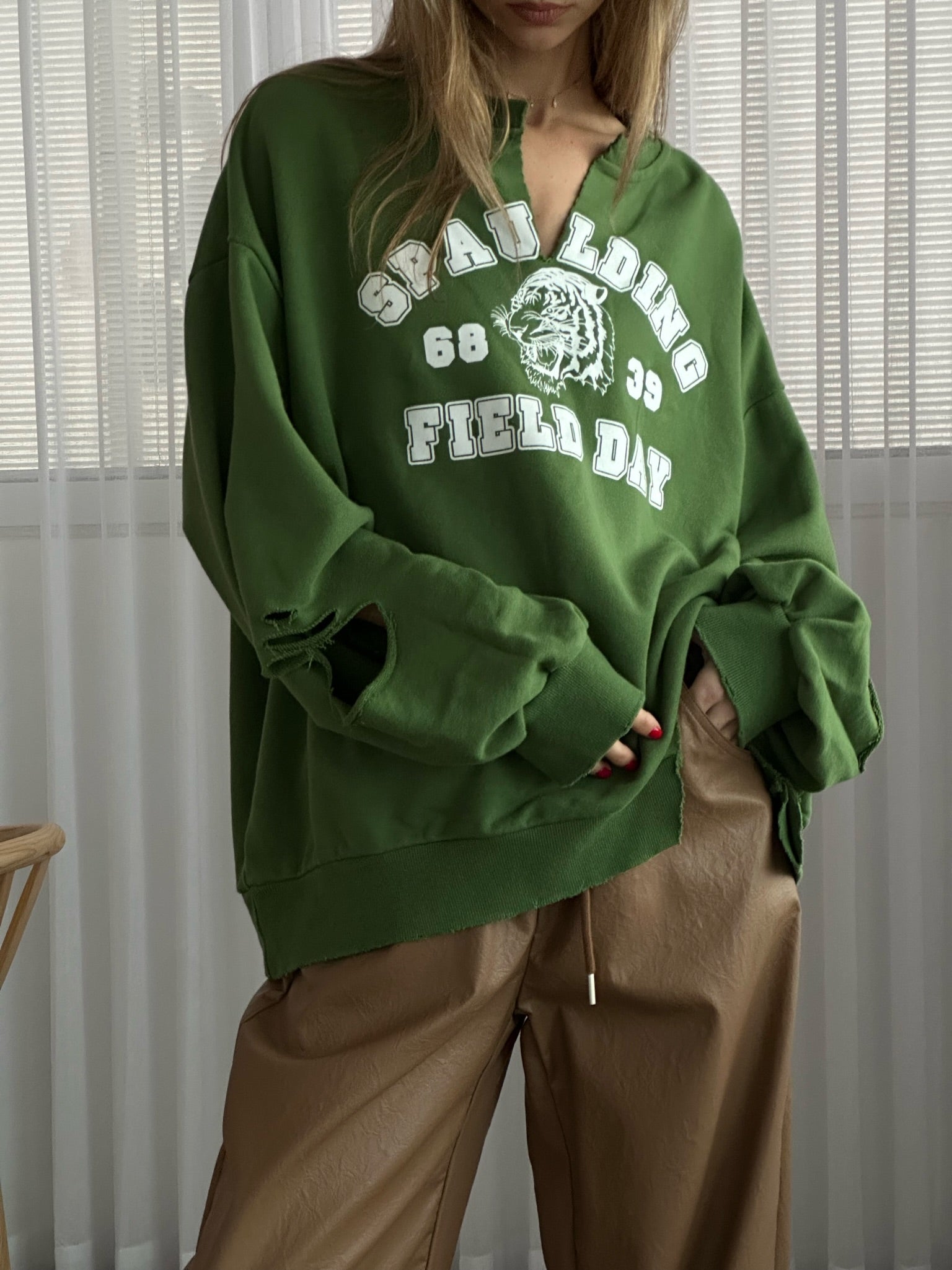 סווצר היילי ירוק