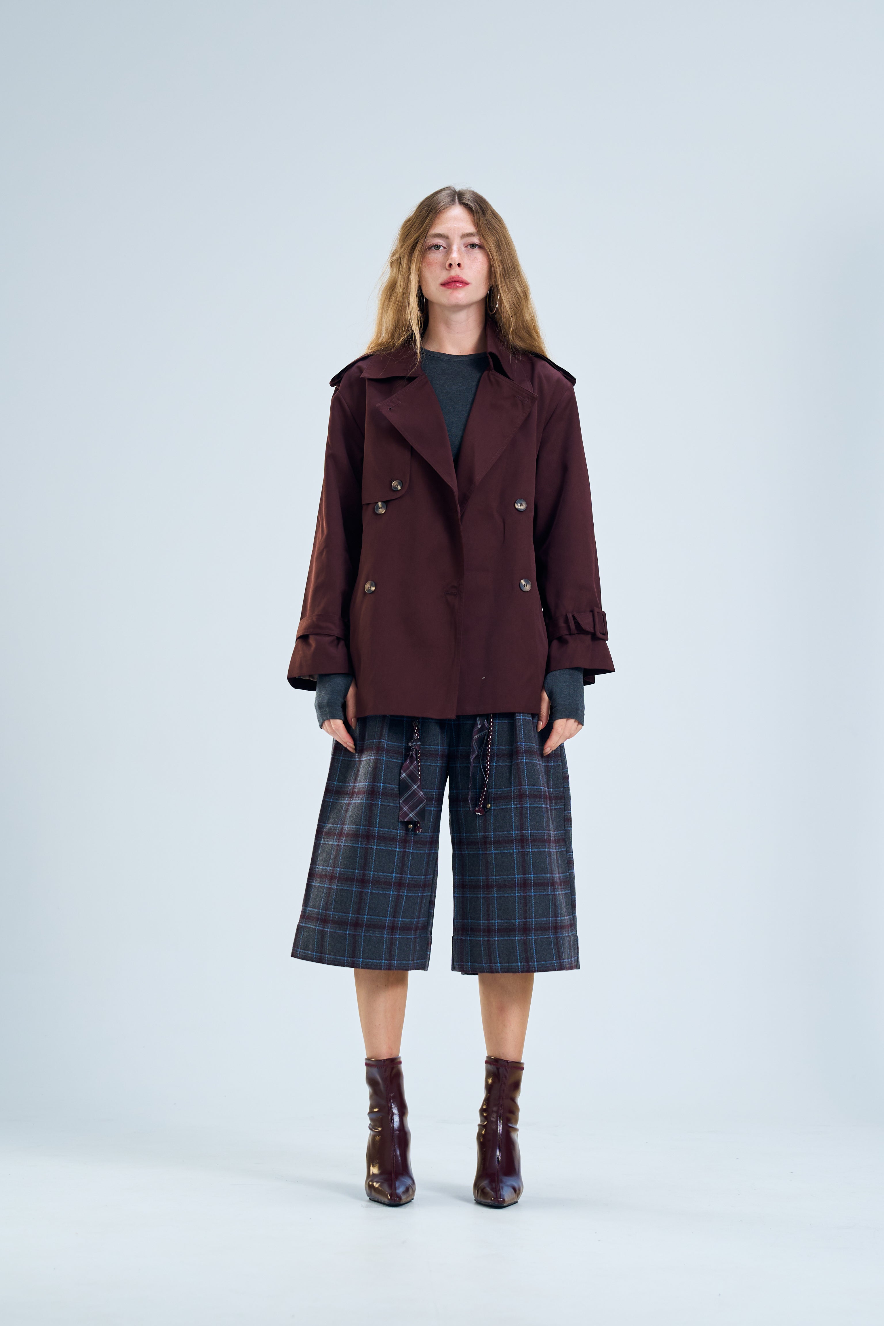 מכנס קאיין אפור