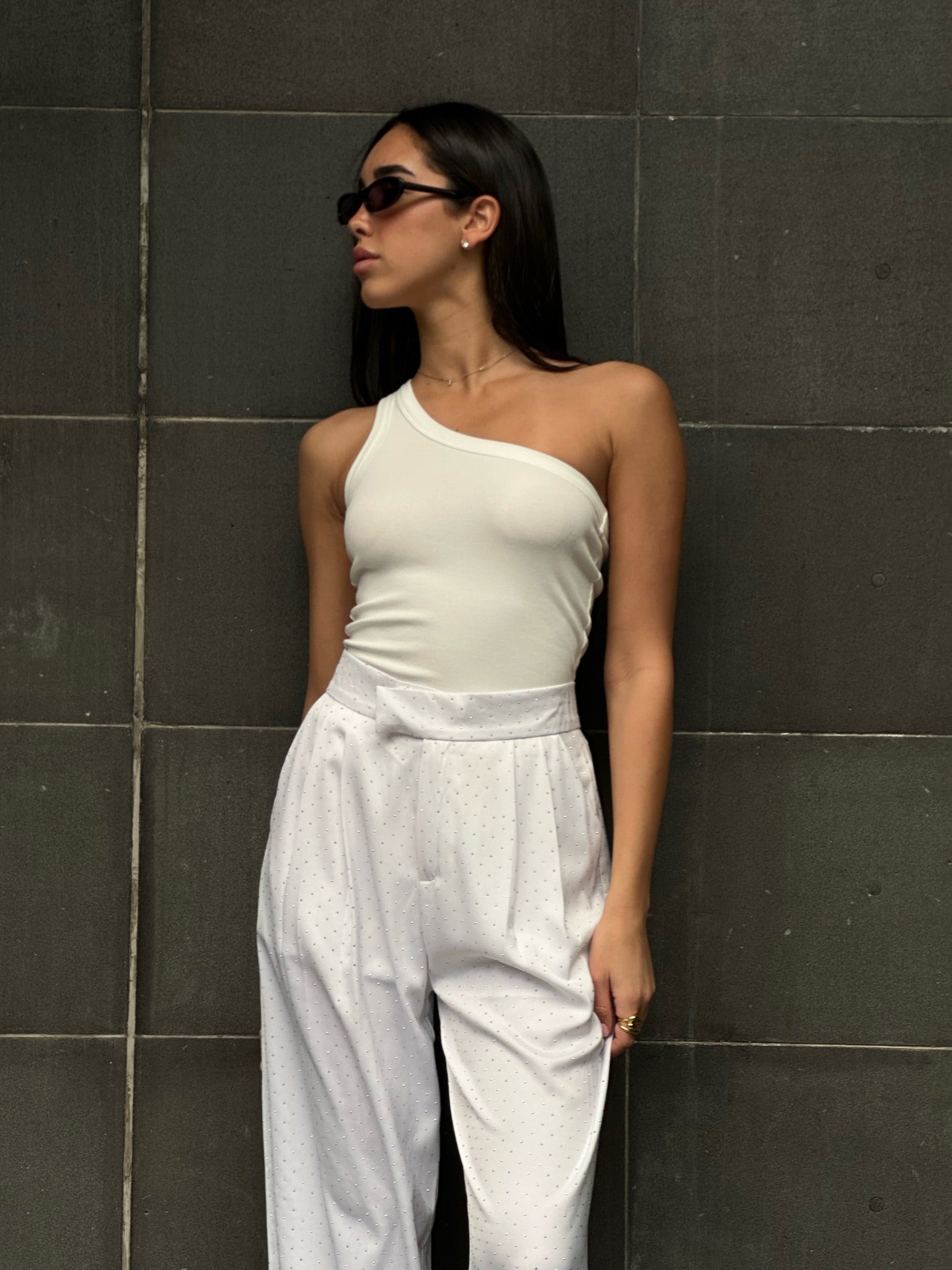 גופיית אביב לבן