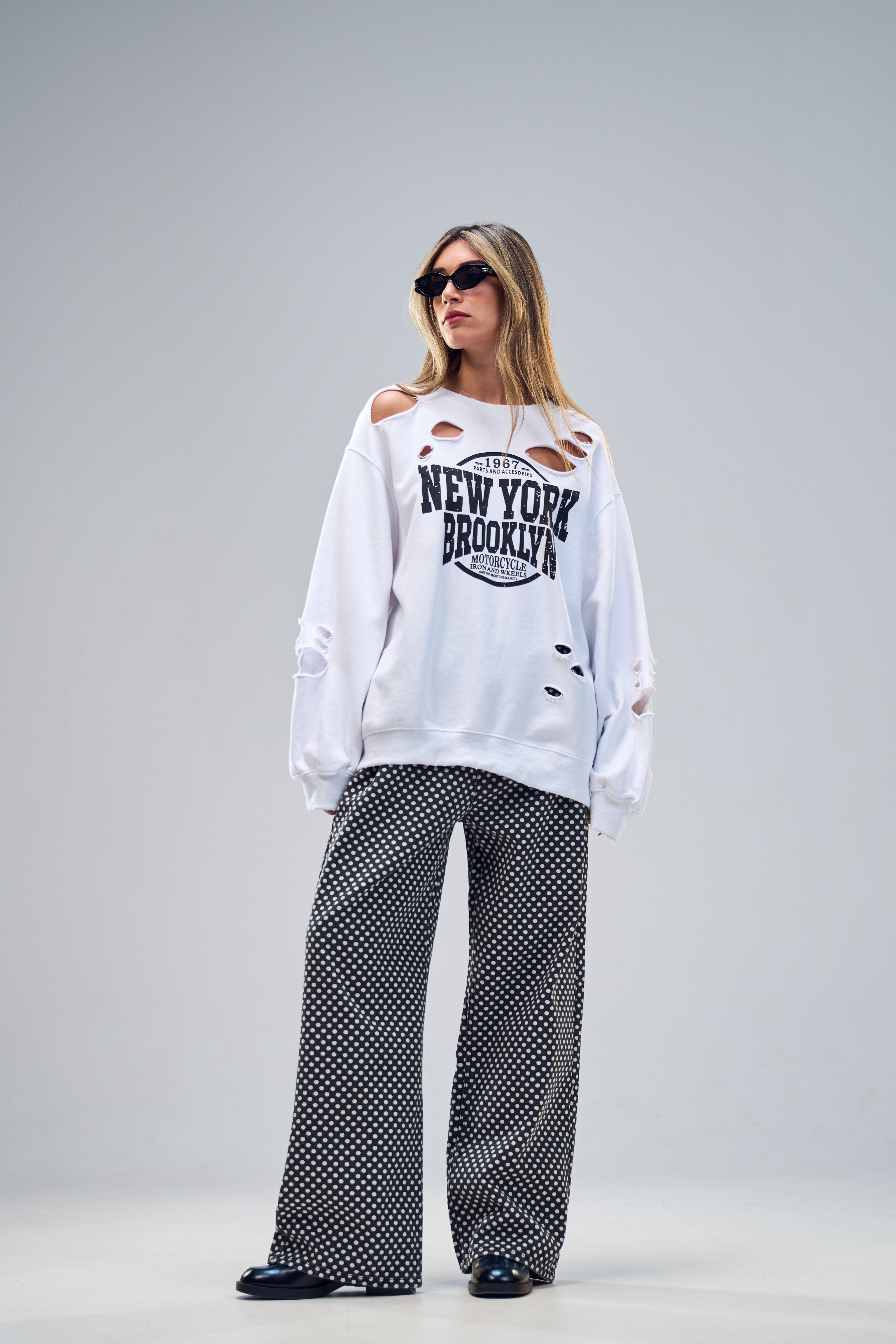 מכנס ג׳ינס אוניל אפור