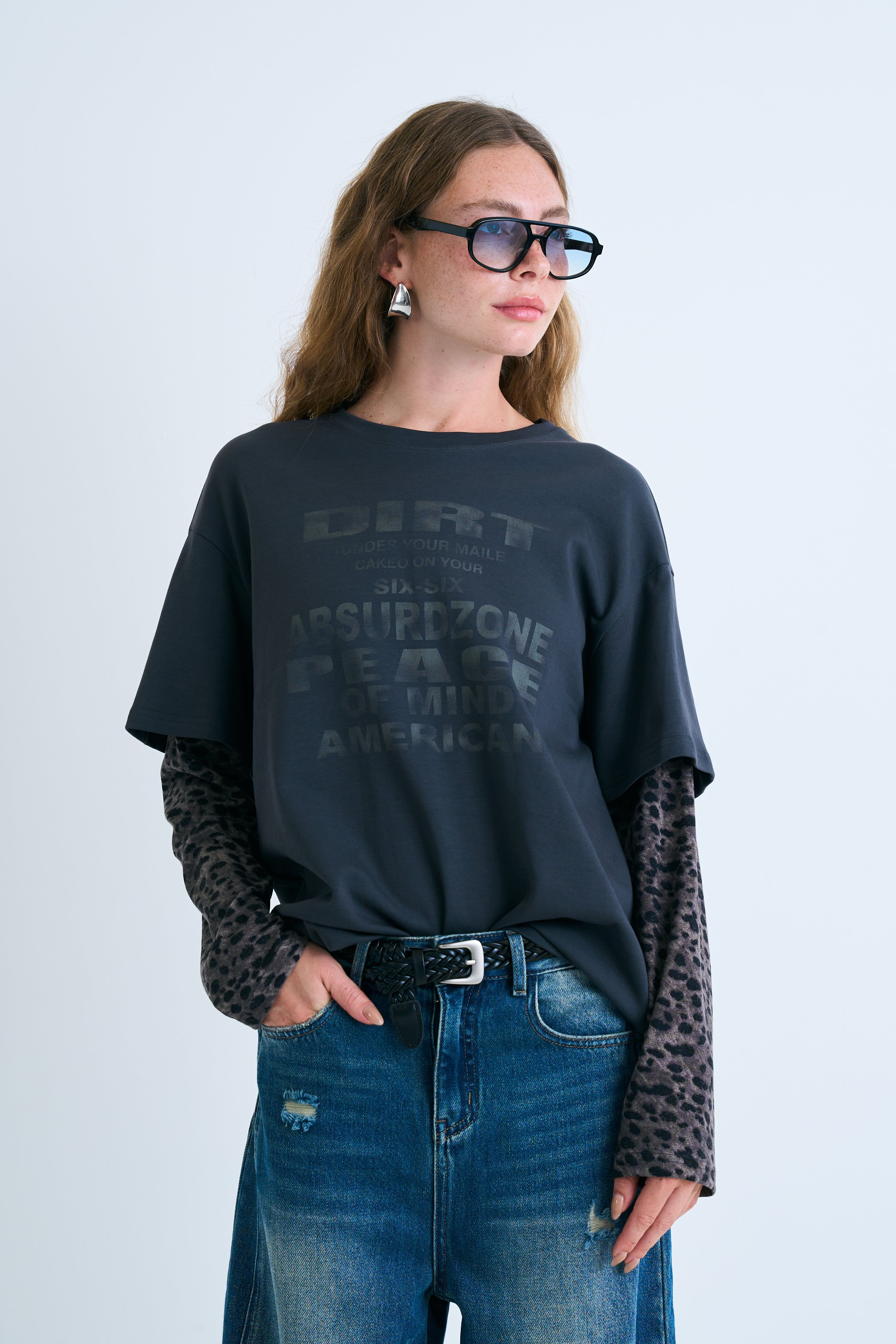 חולצת איגי אפור