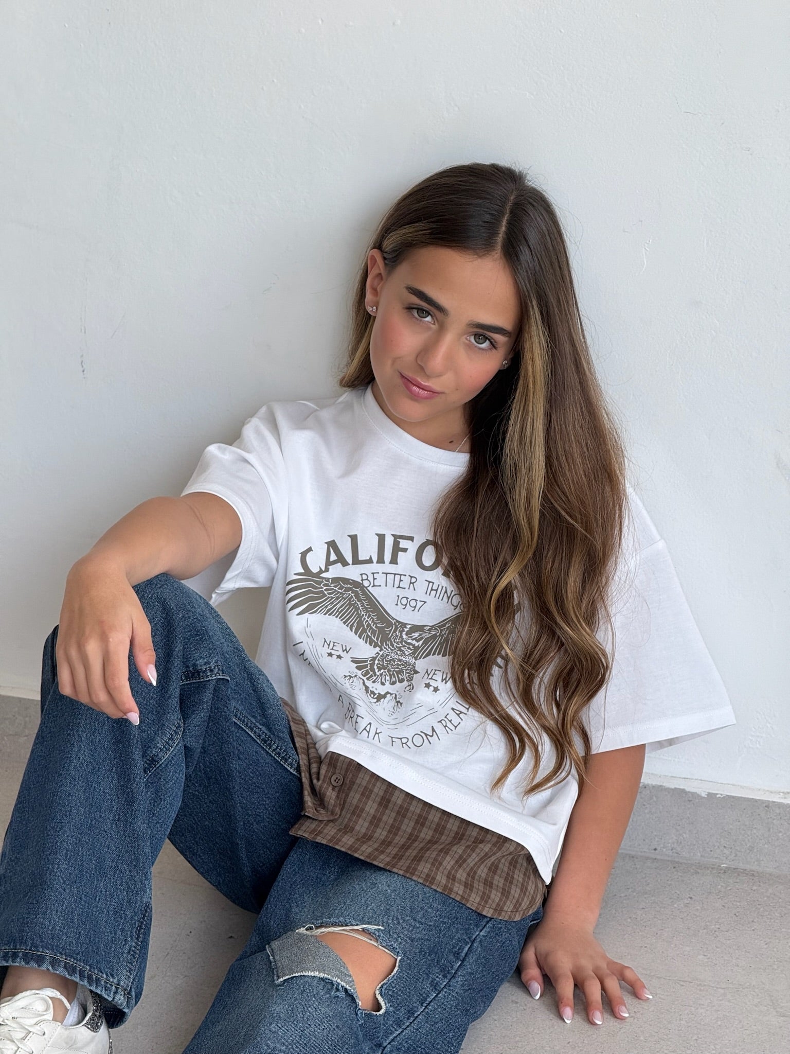 חולצת ליר לבן