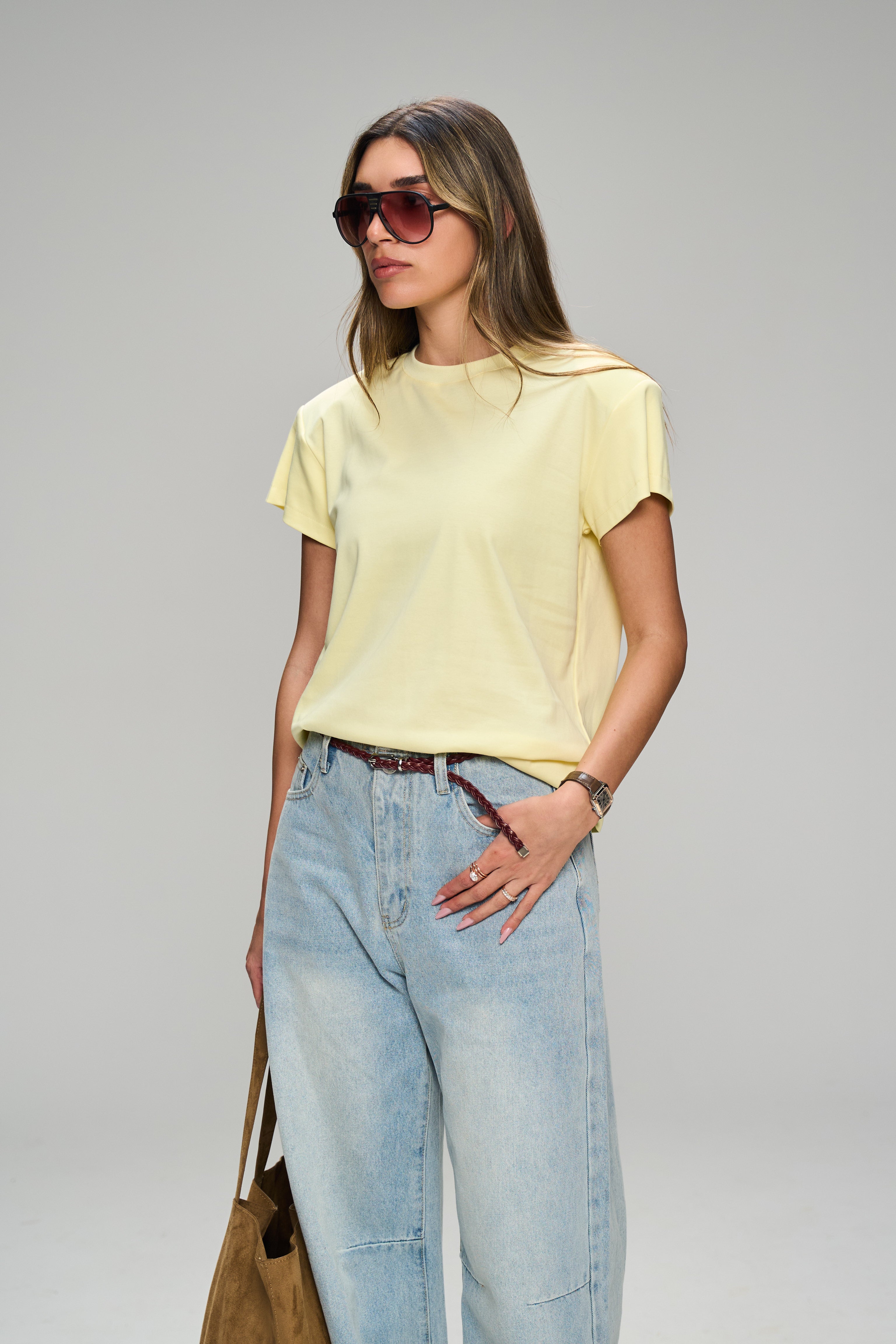 חולצת ליבי צהוב