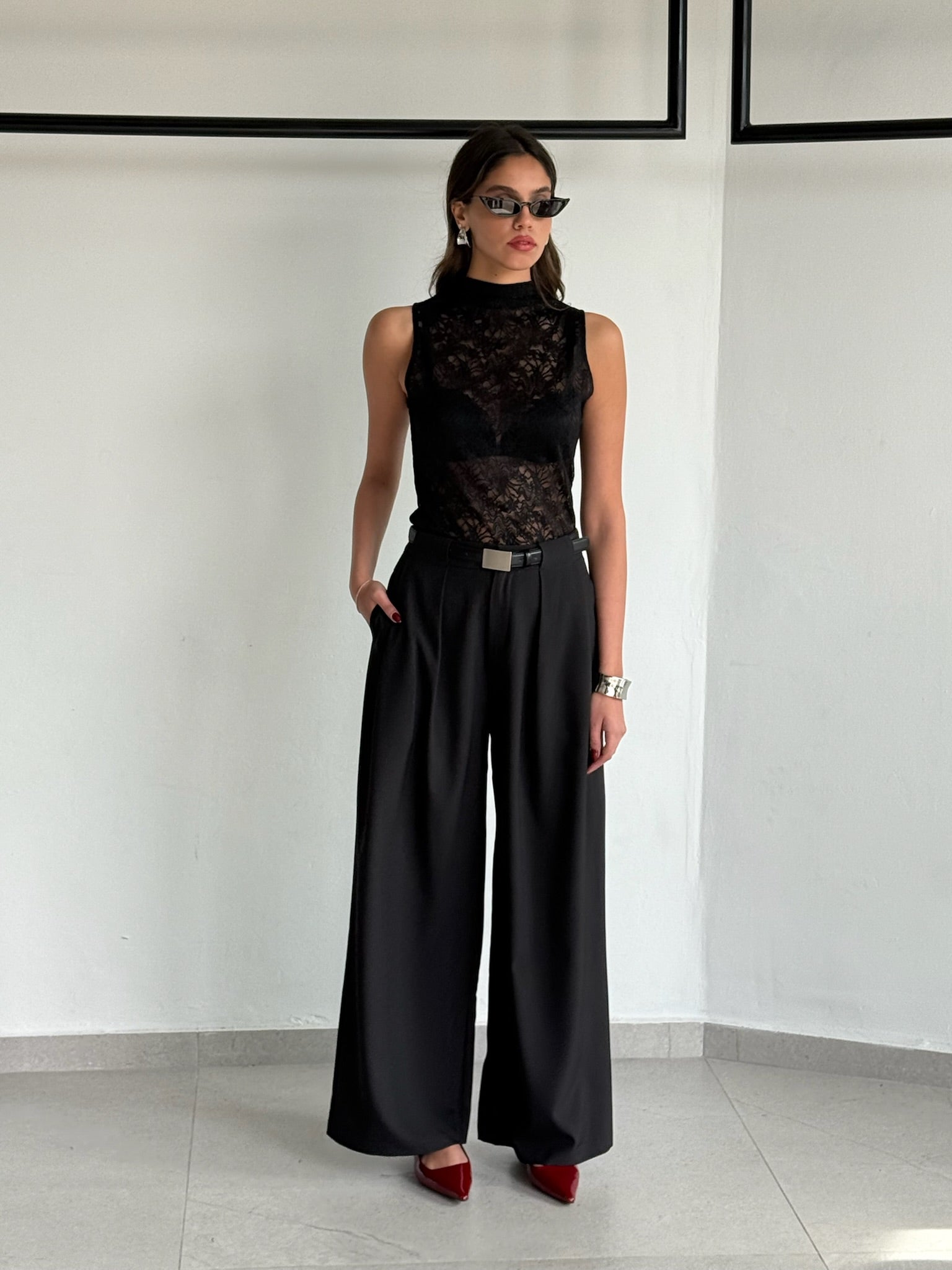 מכנס איזבלה שחור