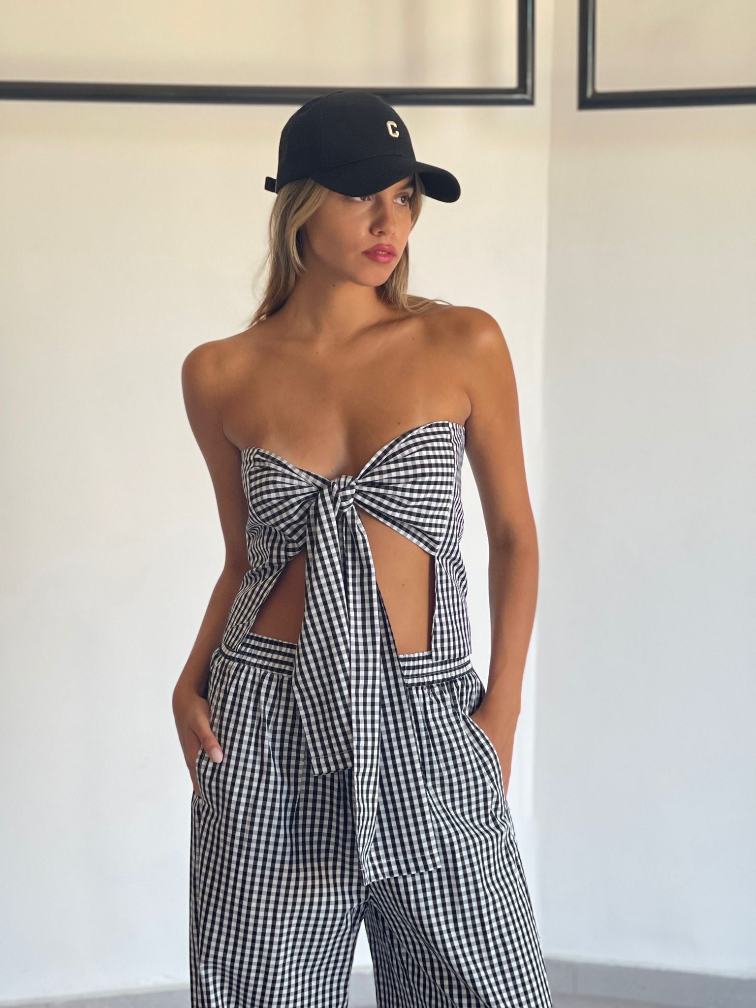 מכנס מקס משבצות