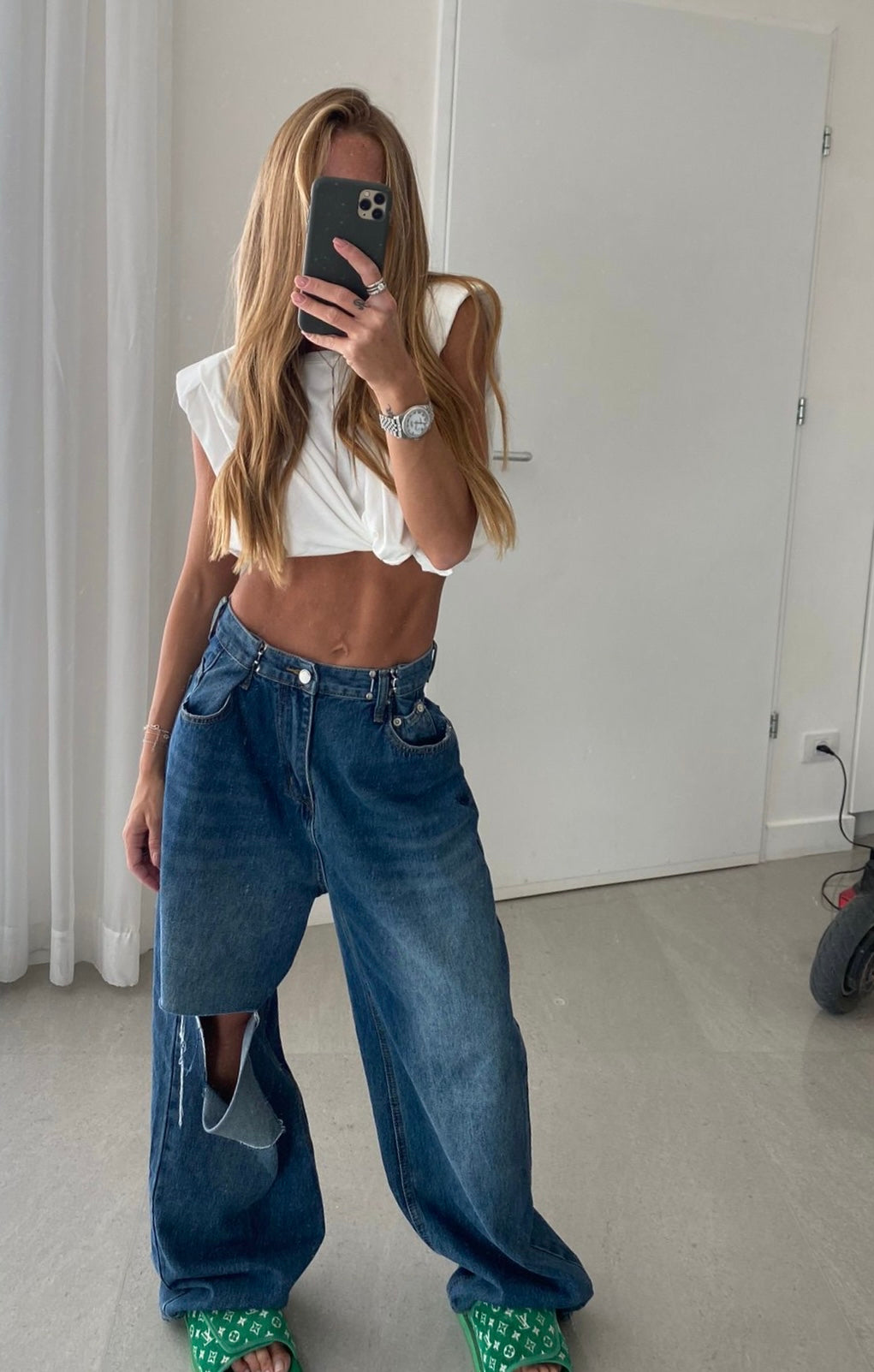 מכנס ג׳ינס ליהי כחול