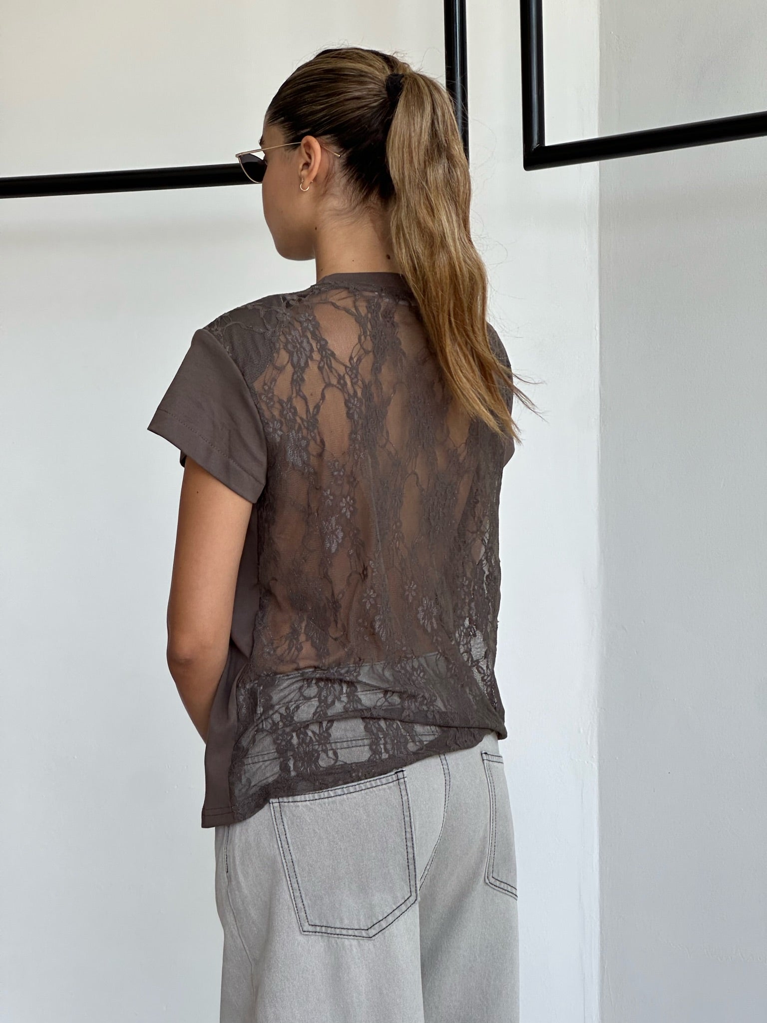 חולצת אריאה חום