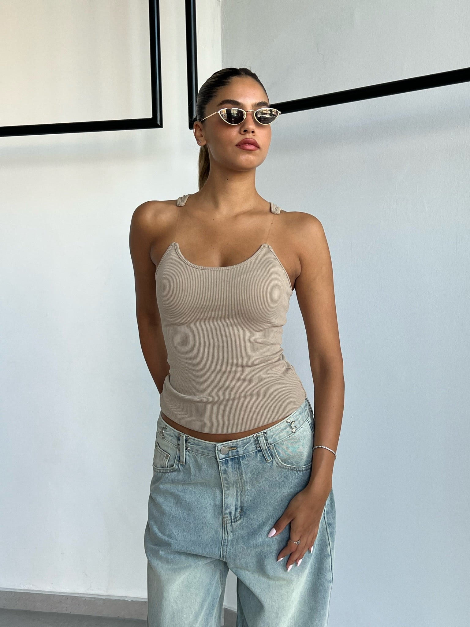 מכנס ג׳ינס לואי תכלת