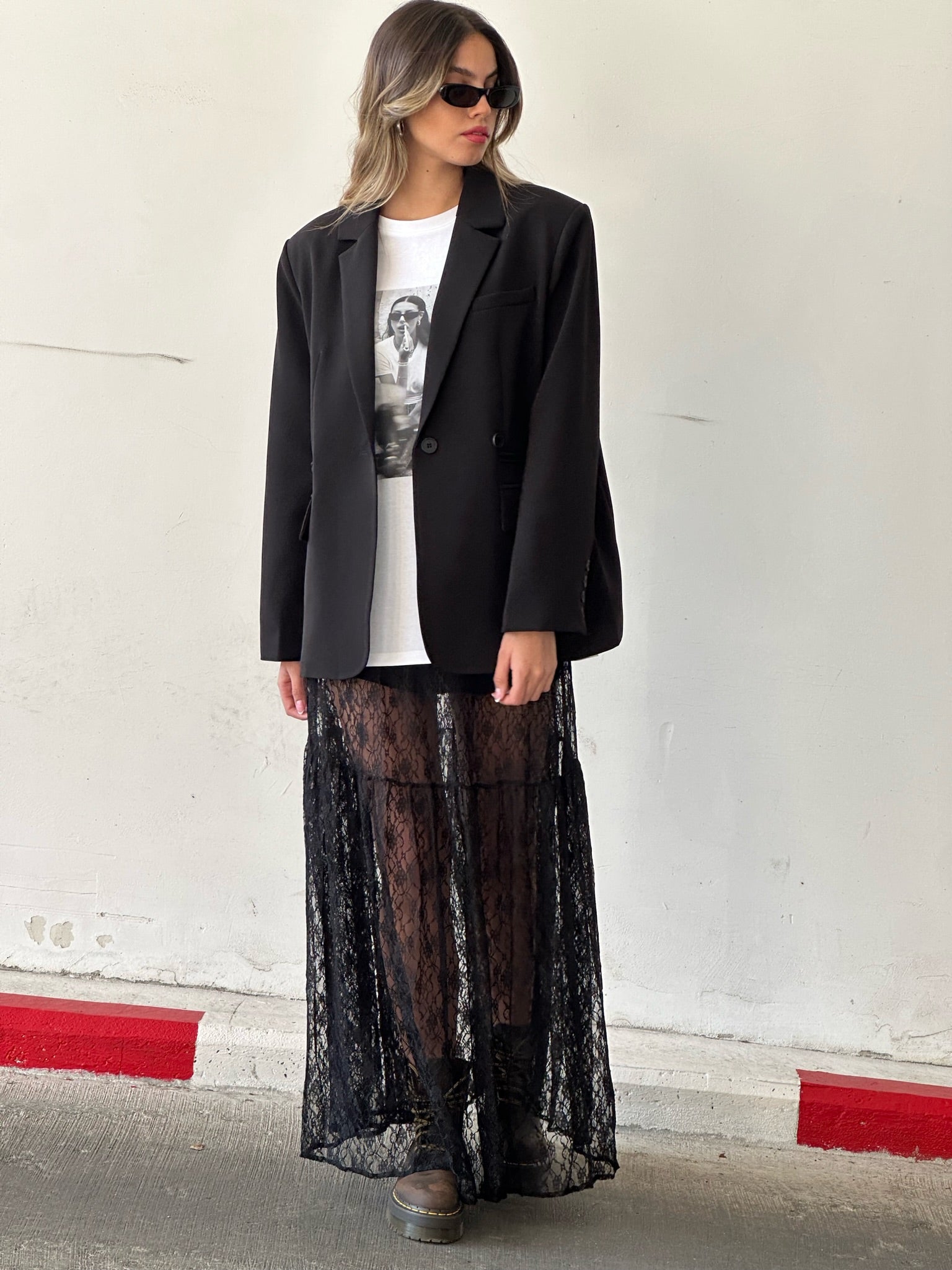 חצאית סאם שחור