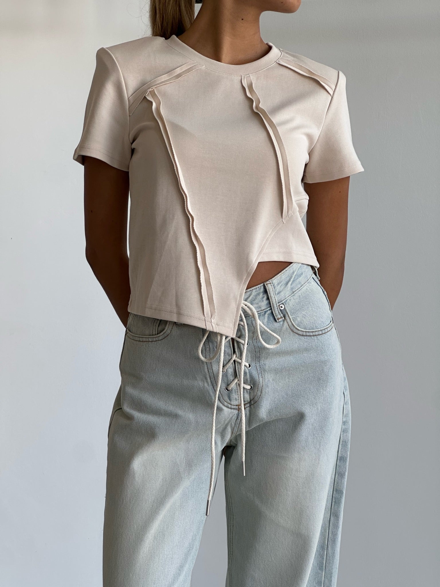 חולצת טורי שמנת