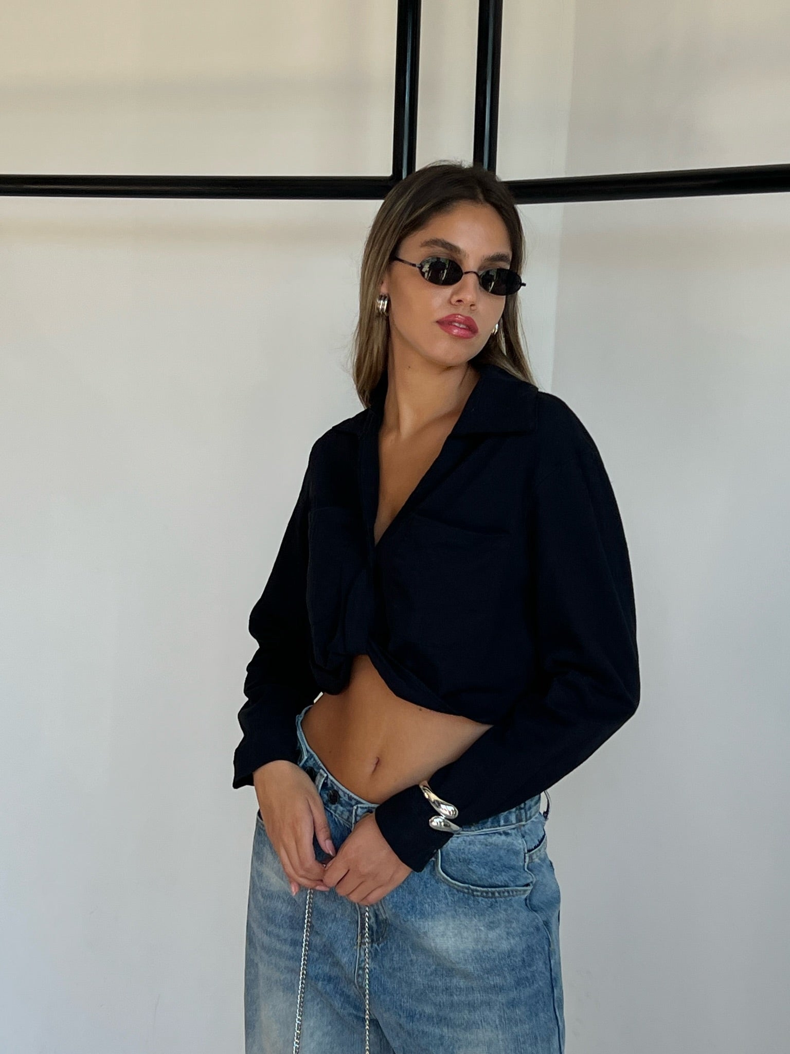 חולצת נעמי שחור