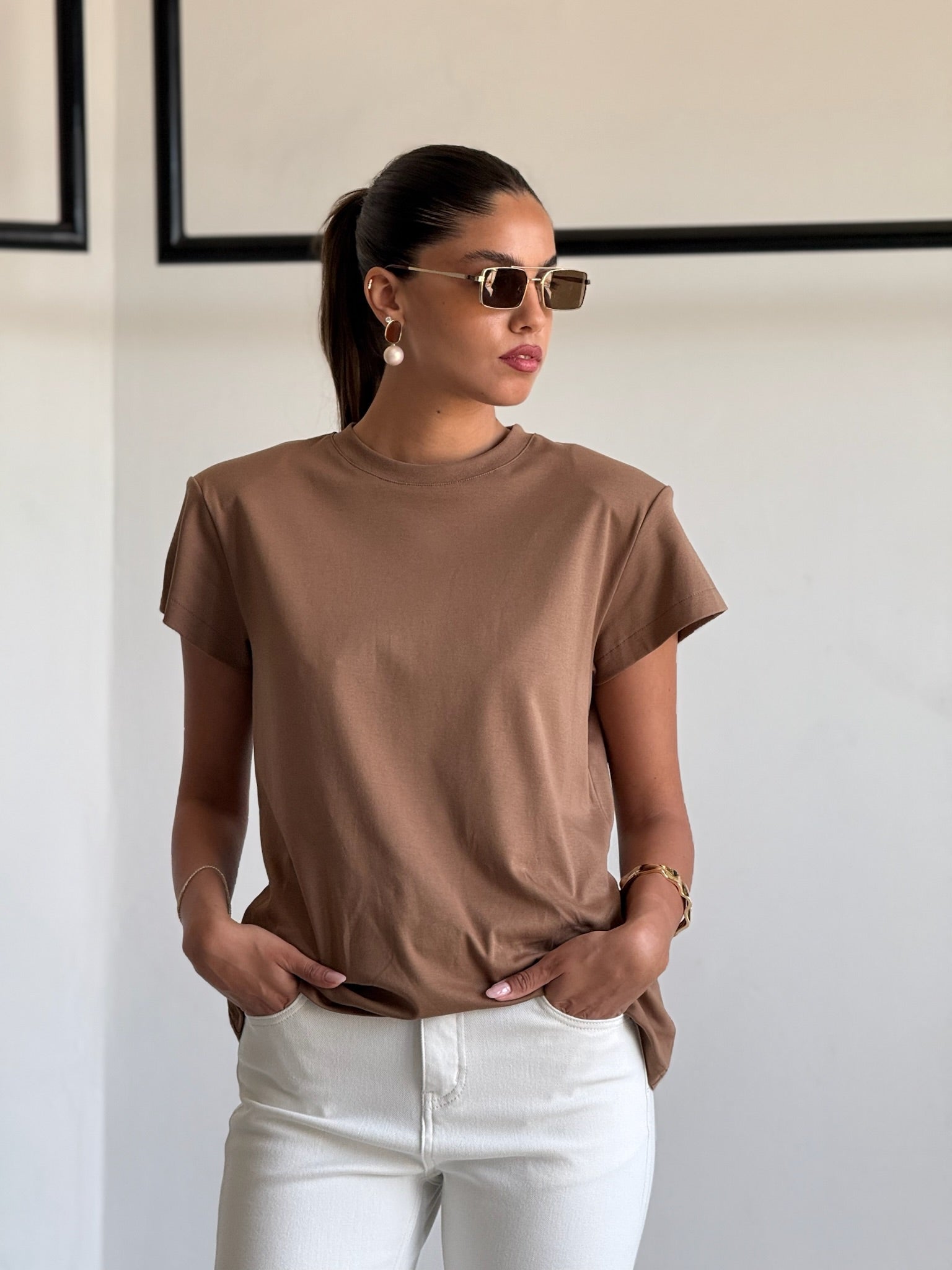 חולצת ליבי חום