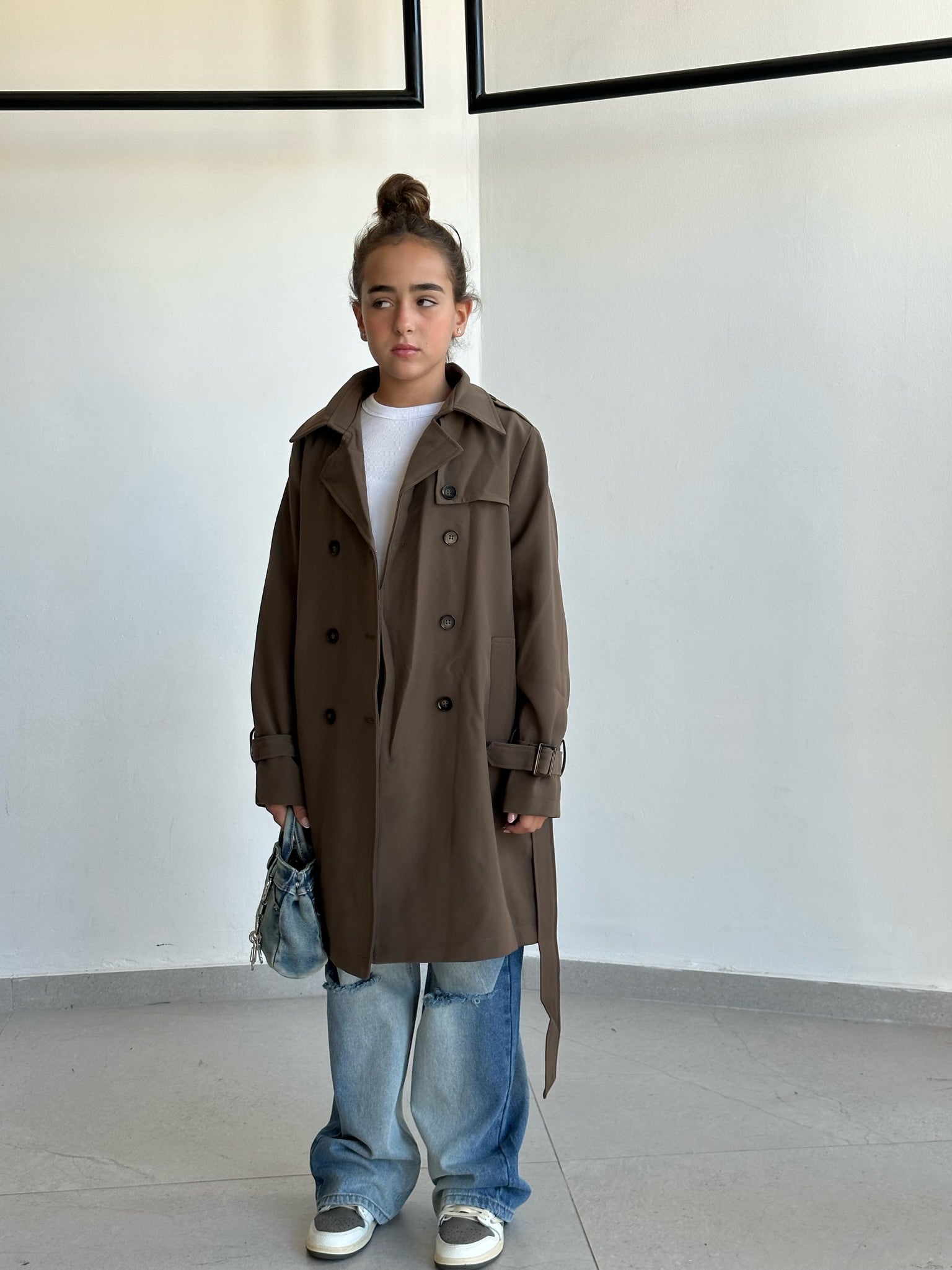 מעיל אלואיז חום