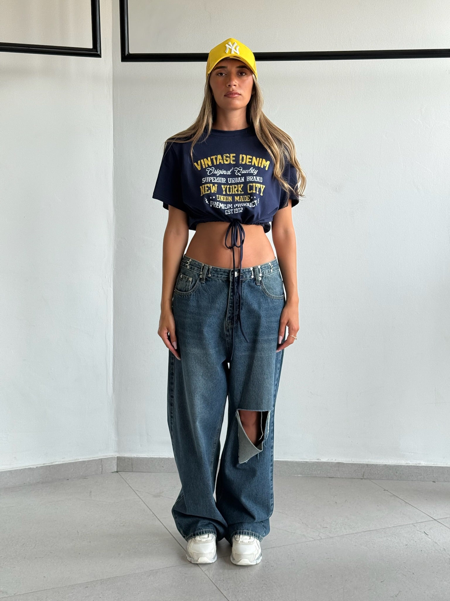 מכנס ג׳ינס ליהי כחול