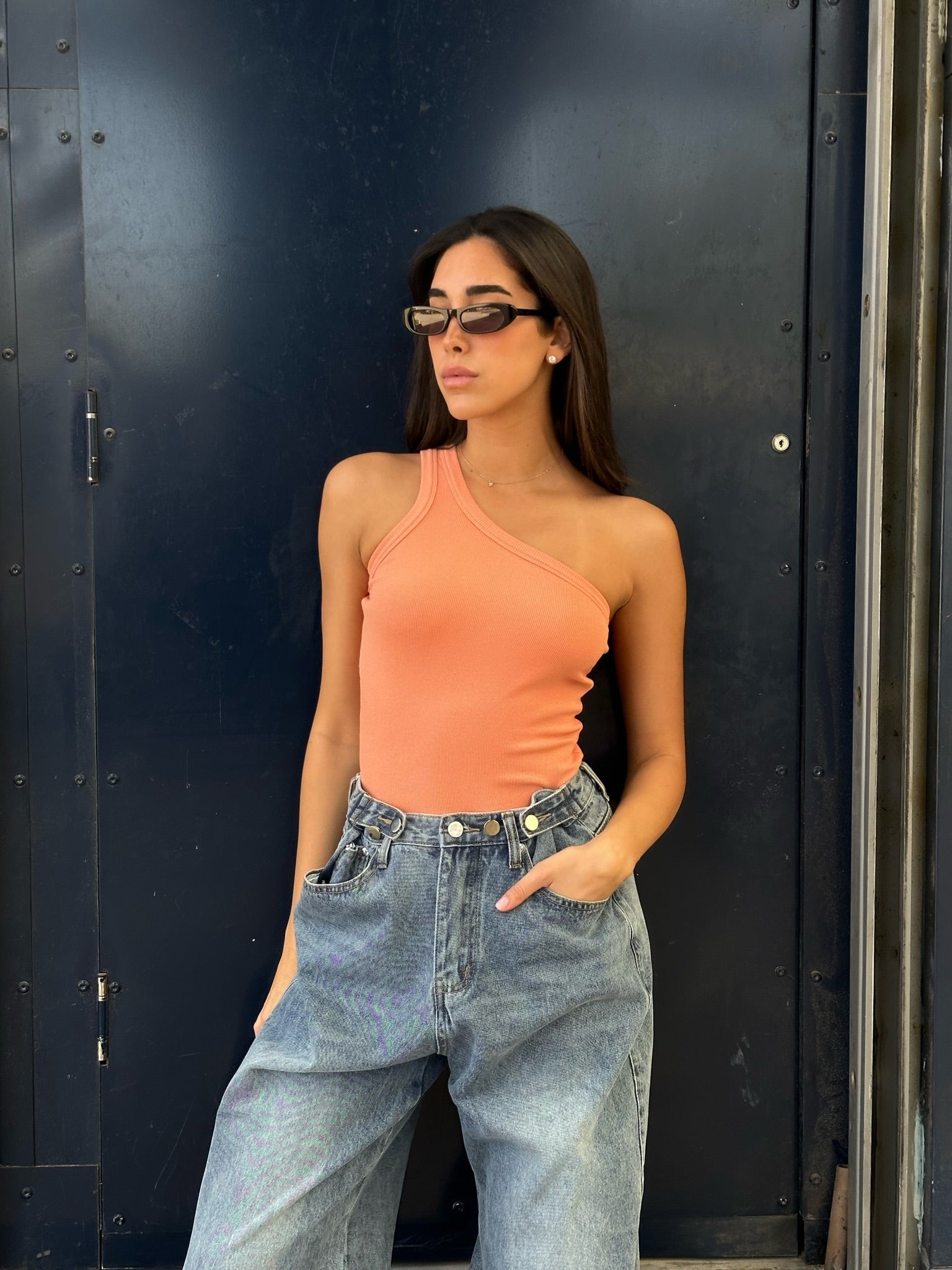 גופיית אביב אפרסק